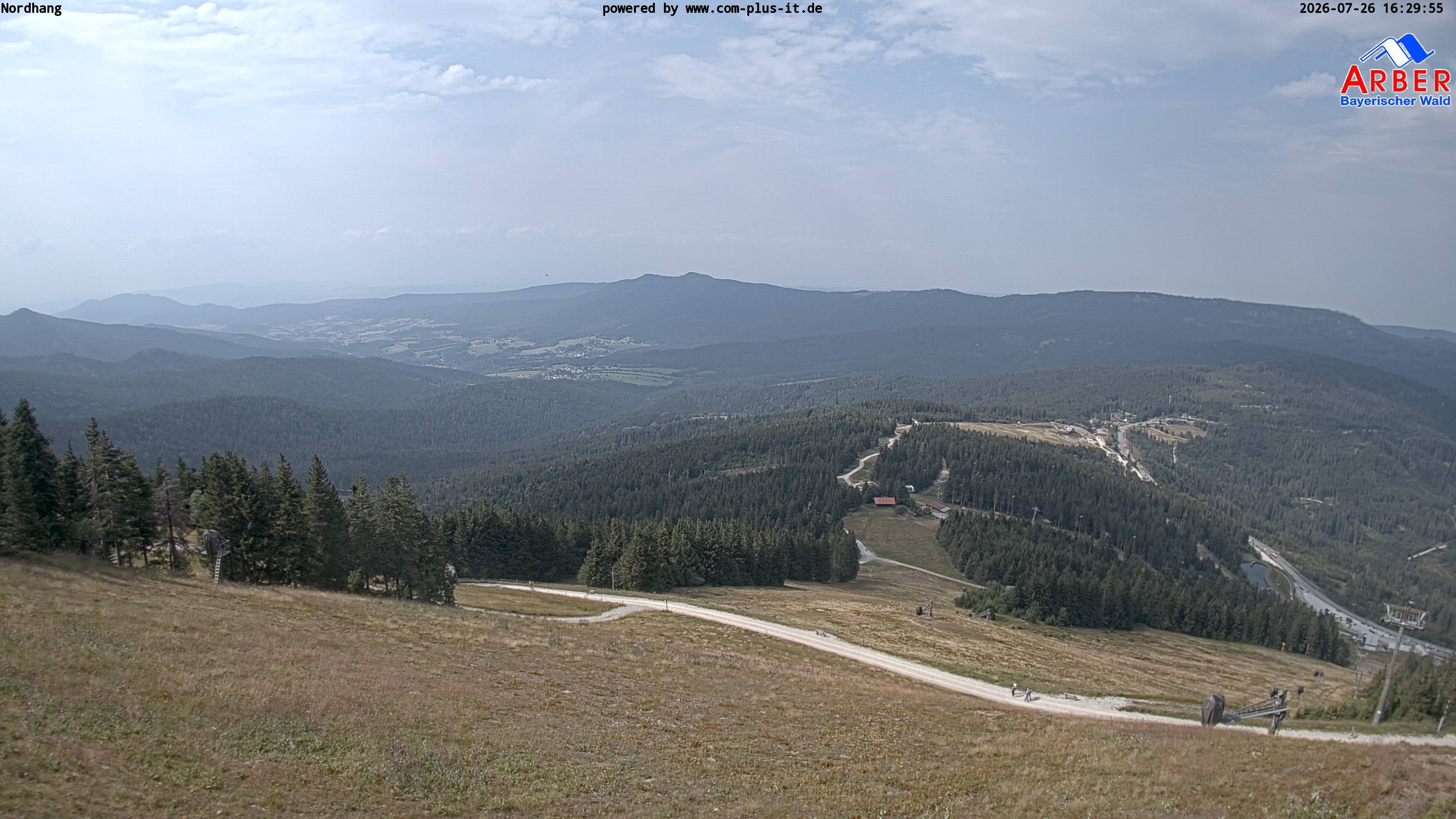 Archiv Foto Webcam Großer Arber Blick nach Nordwesten