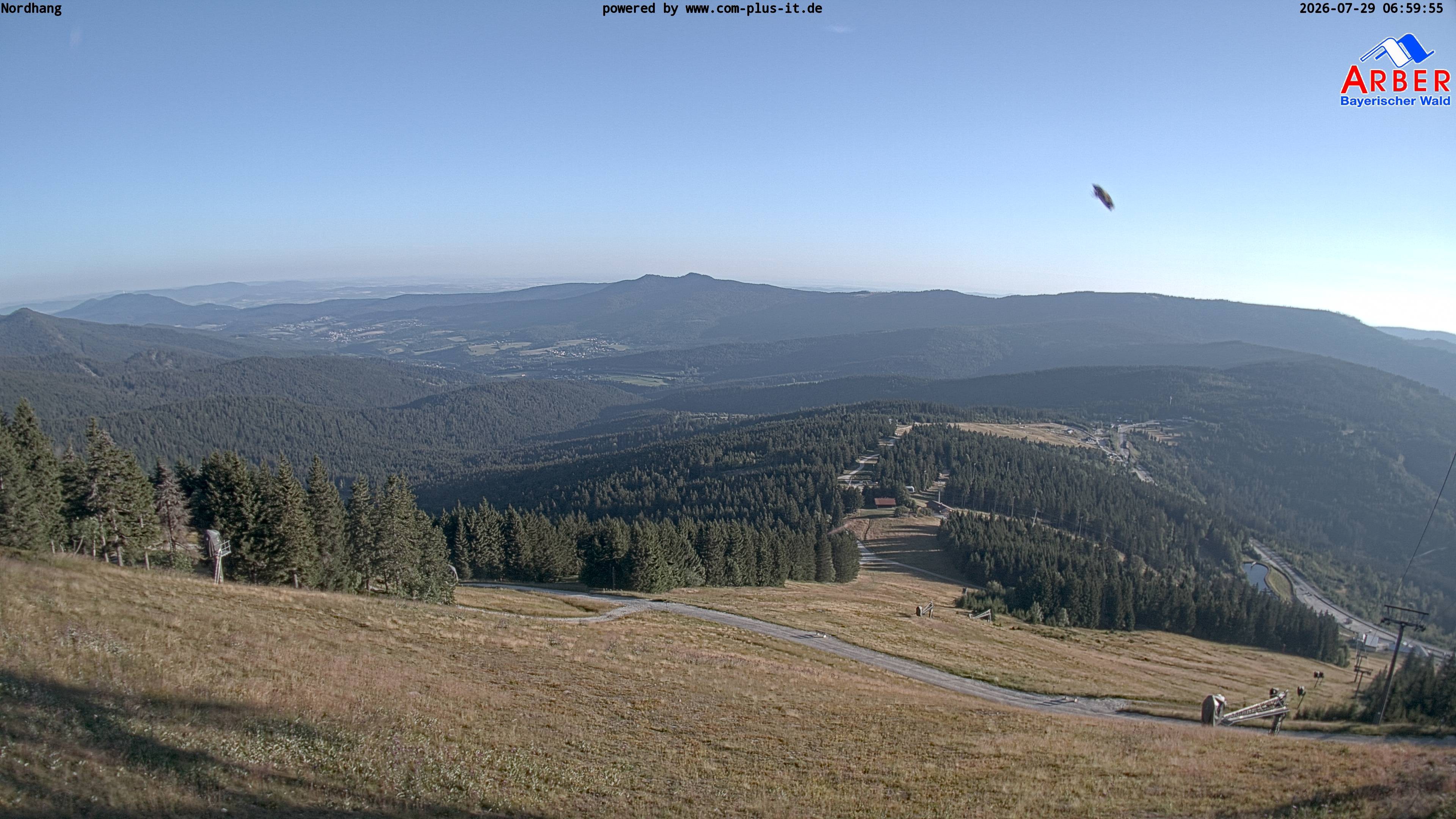 Archiv Foto Webcam Großer Arber Blick nach Nordwesten