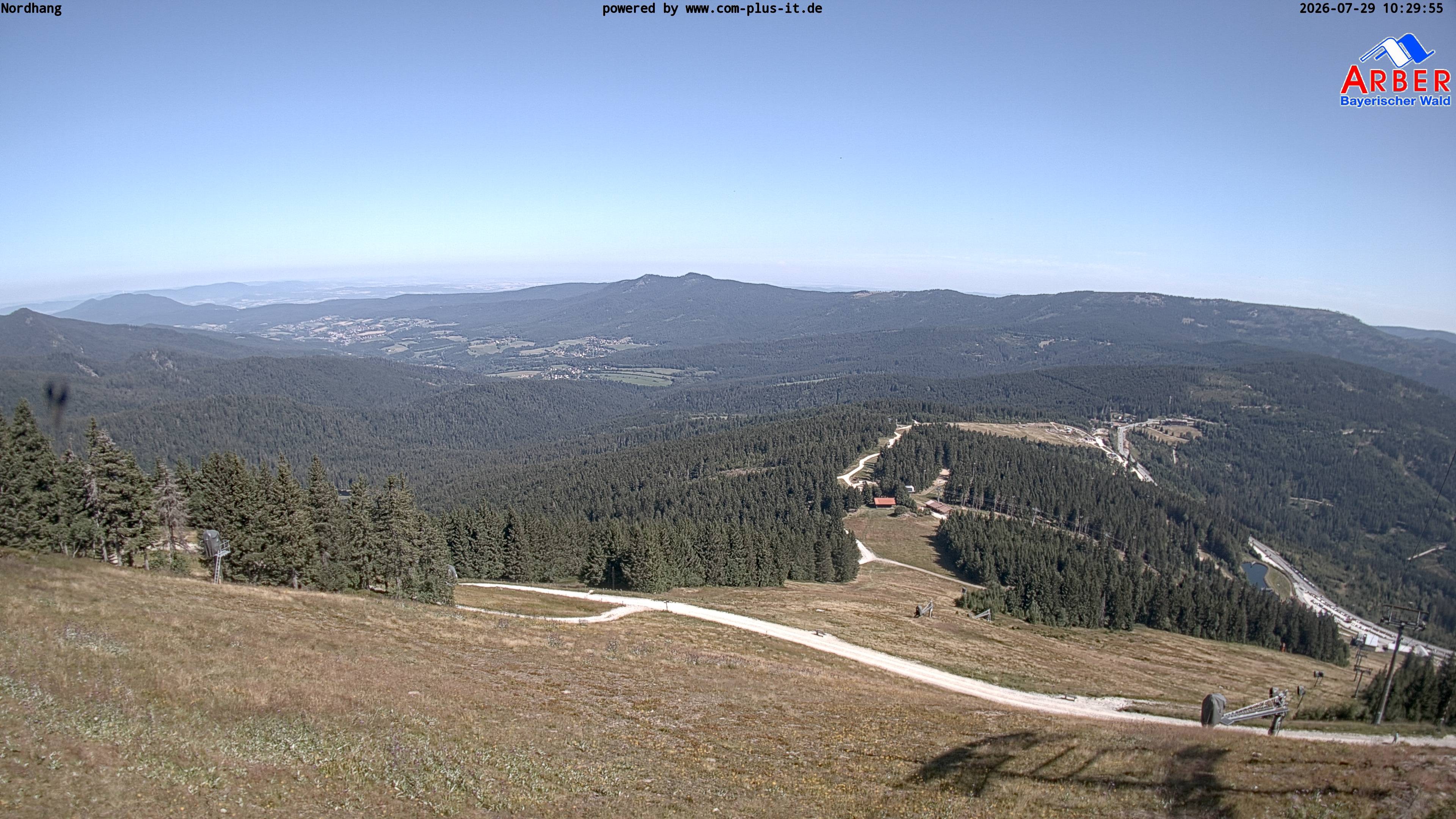 Archiv Foto Webcam Großer Arber Blick nach Nordwesten