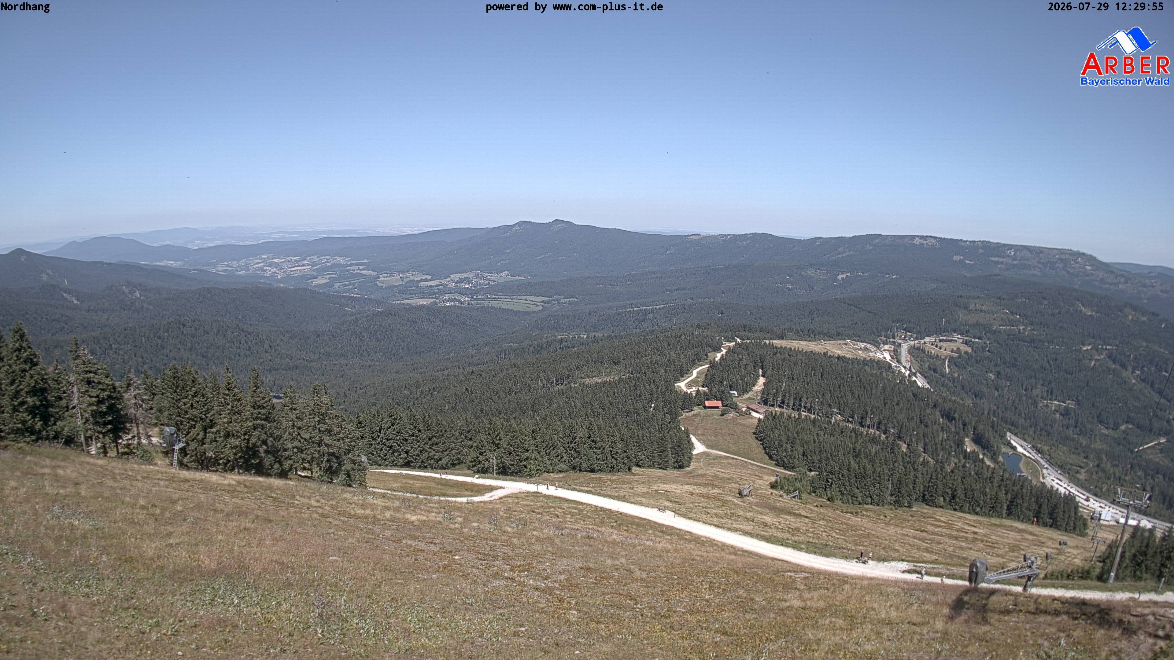 Archiv Foto Webcam Großer Arber Blick nach Nordwesten