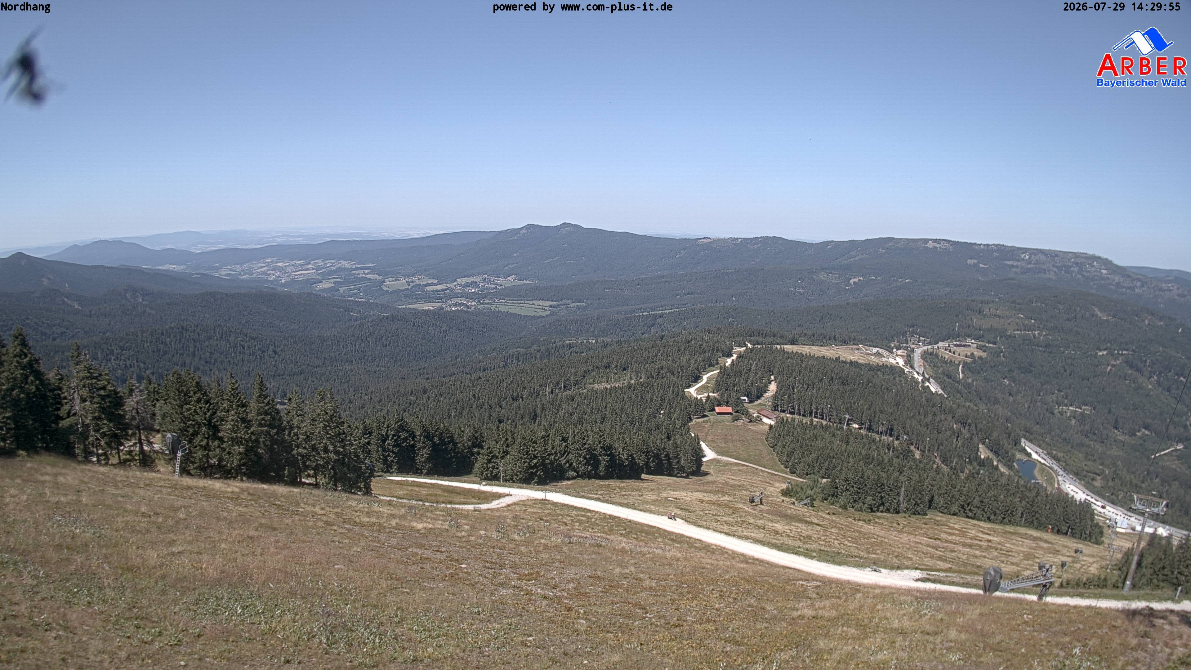 Archiv Foto Webcam Großer Arber Blick nach Nordwesten