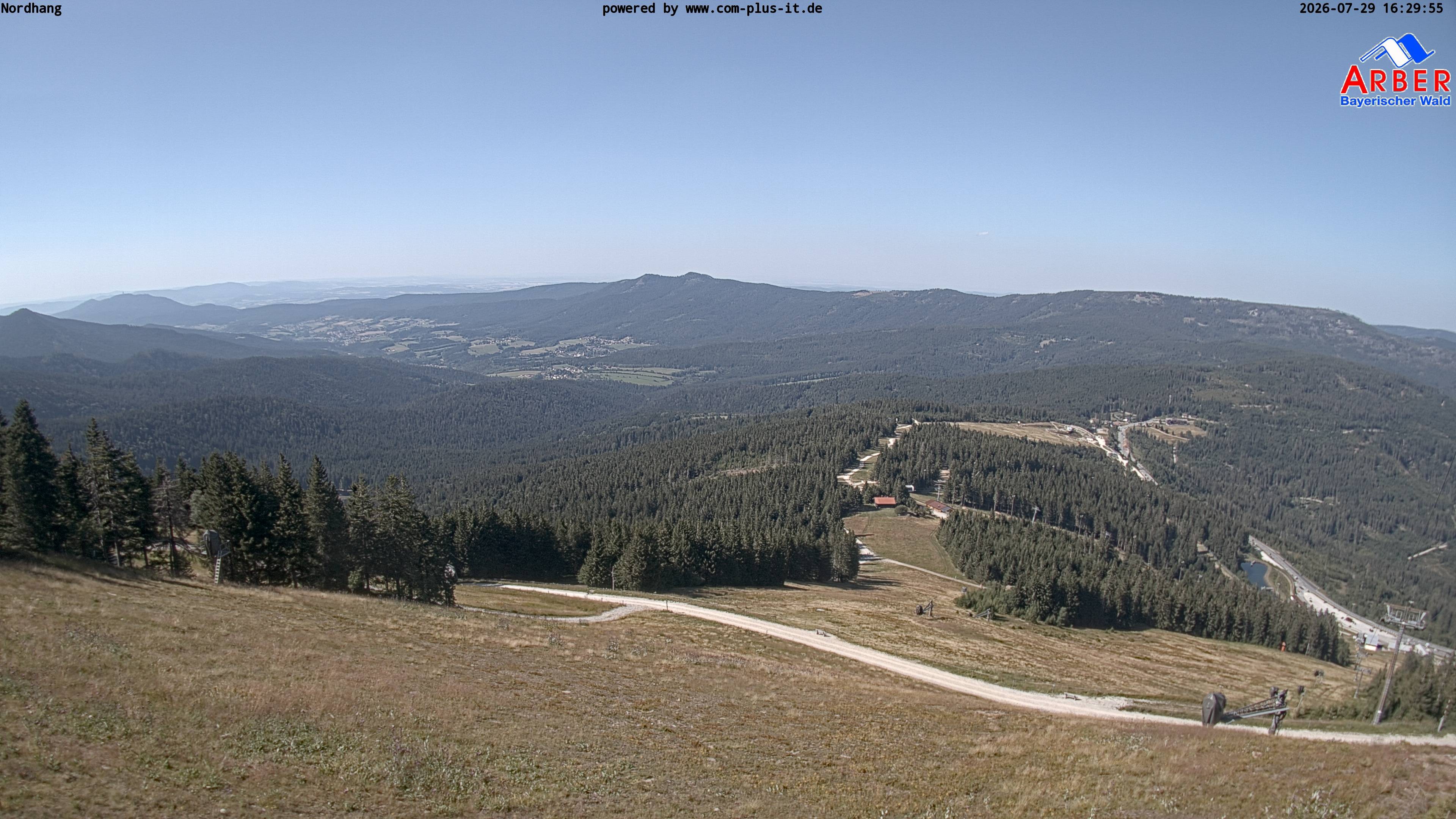 Archiv Foto Webcam Großer Arber Blick nach Nordwesten