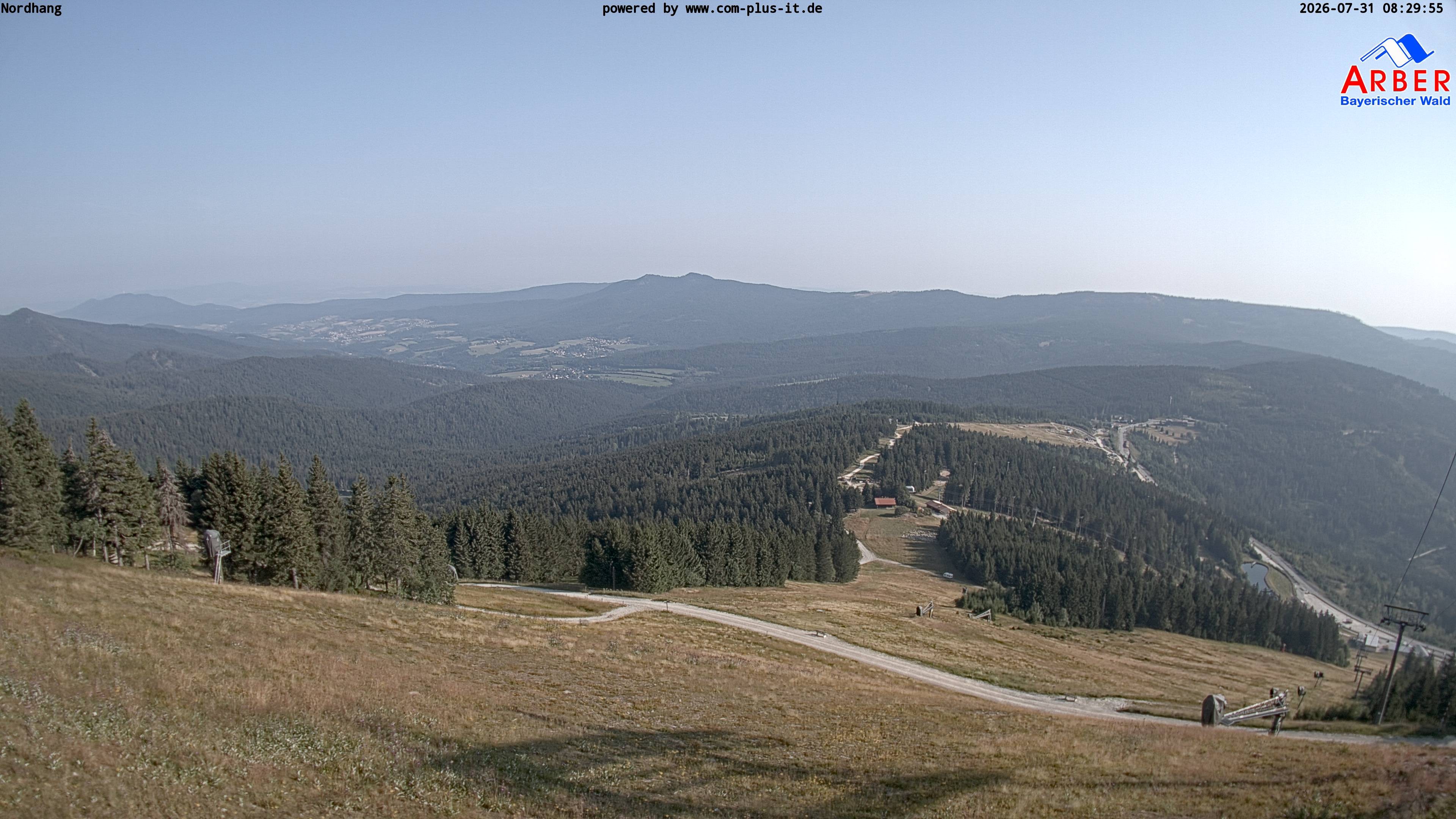Archiv Foto Webcam Großer Arber Blick nach Nordwesten