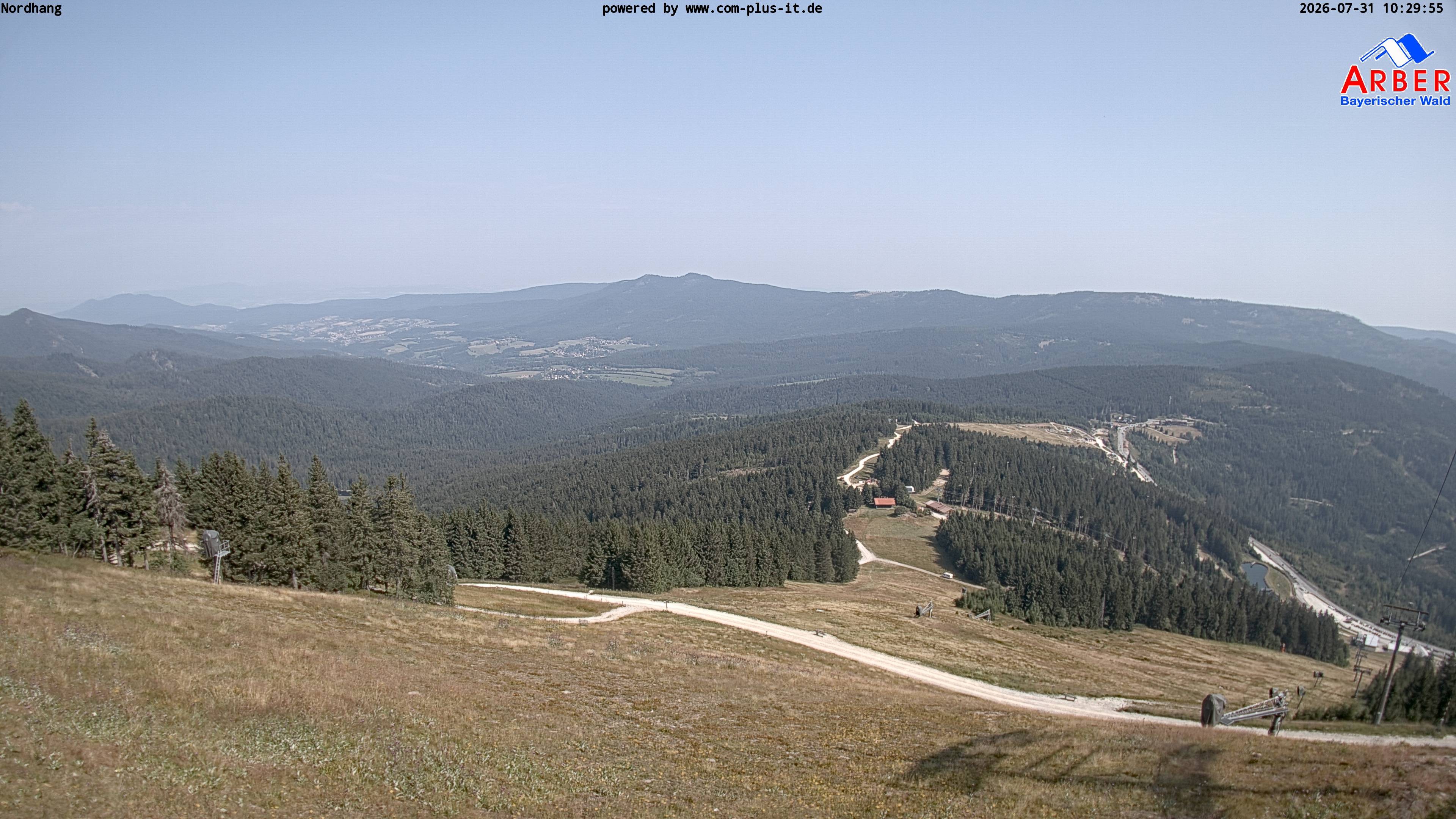 Archiv Foto Webcam Großer Arber Blick nach Nordwesten
