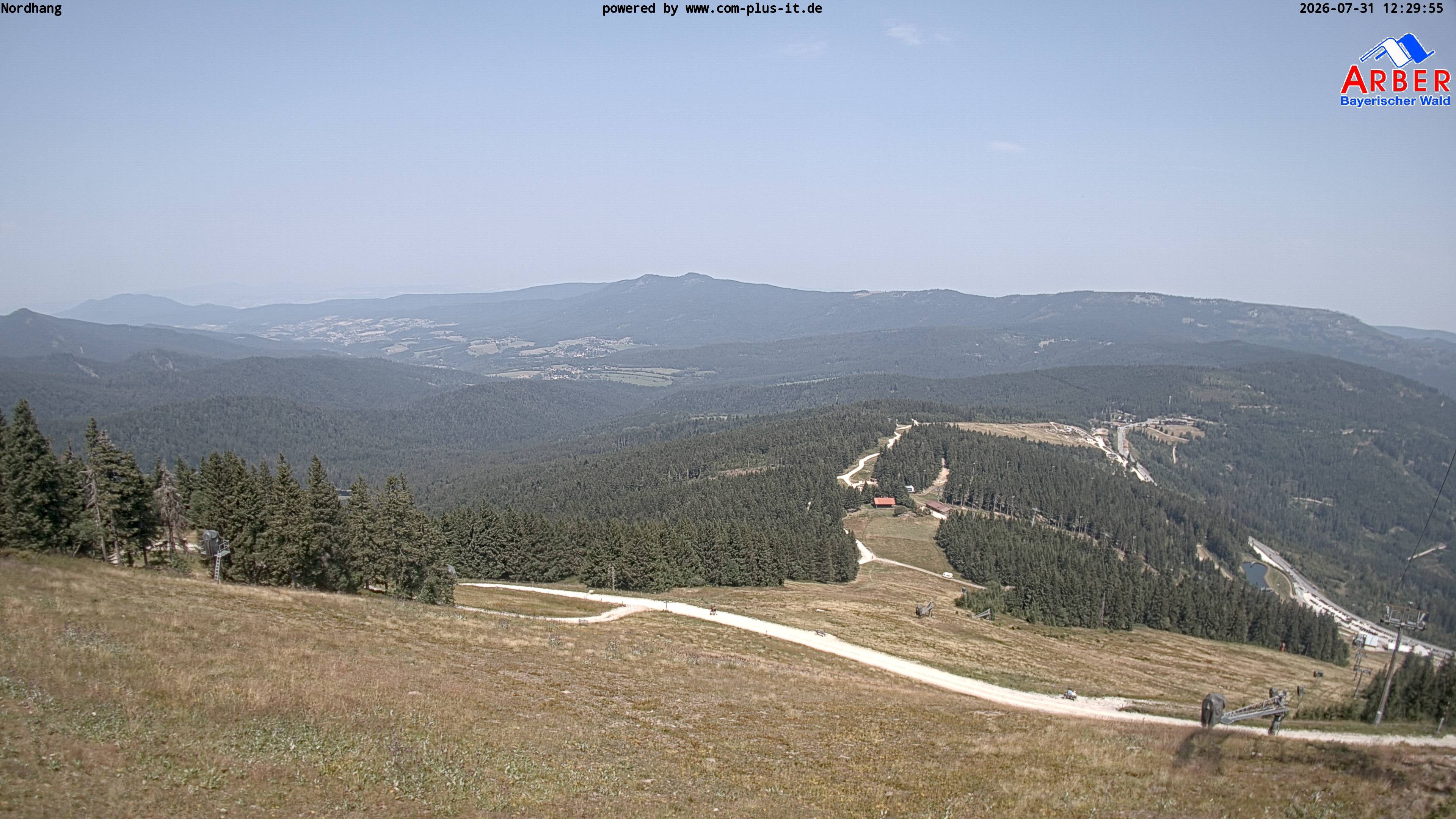 Archiv Foto Webcam Großer Arber Blick nach Nordwesten