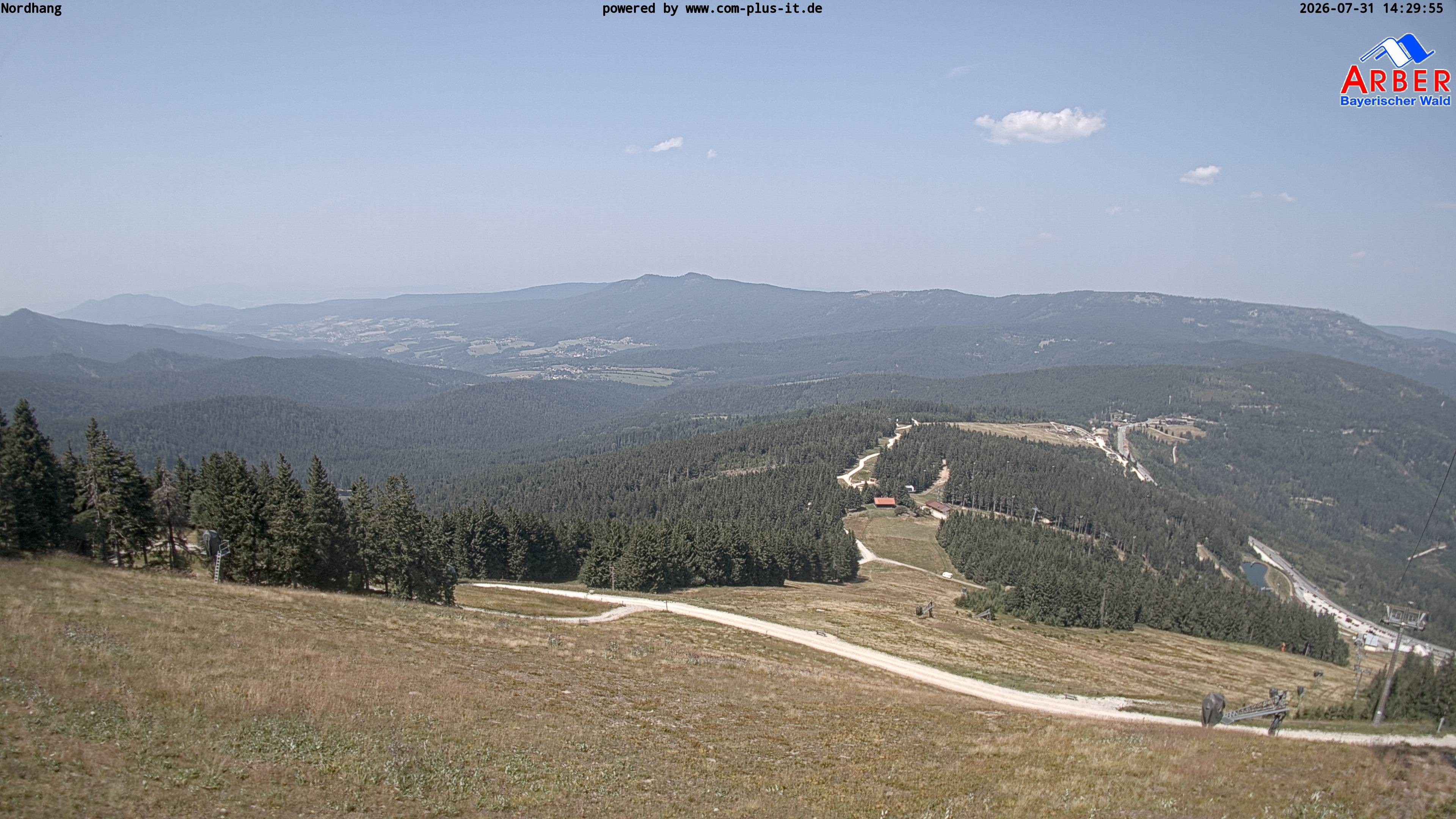 Archiv Foto Webcam Großer Arber Blick nach Nordwesten