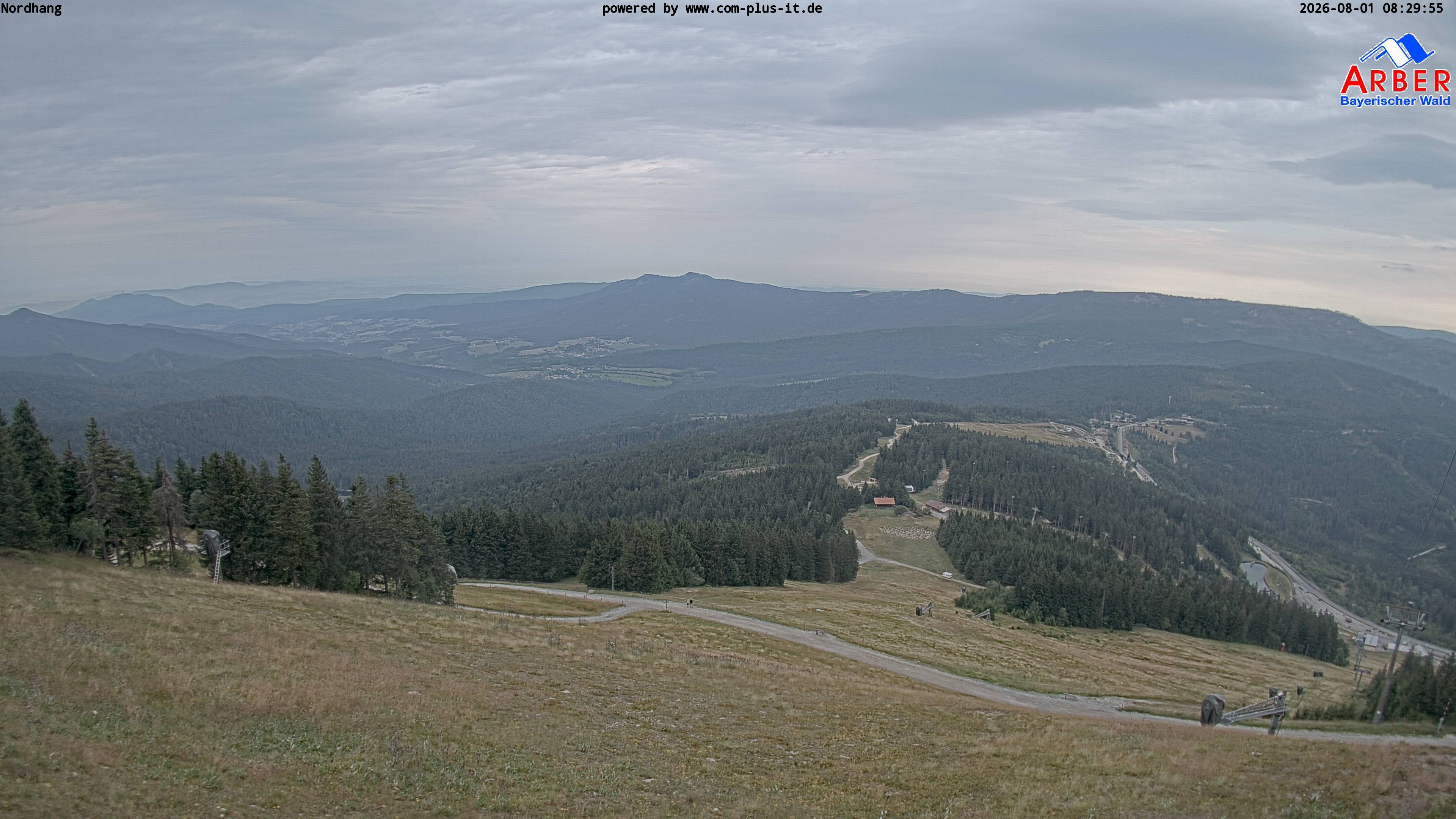 Archiv Foto Webcam Großer Arber Blick nach Nordwesten