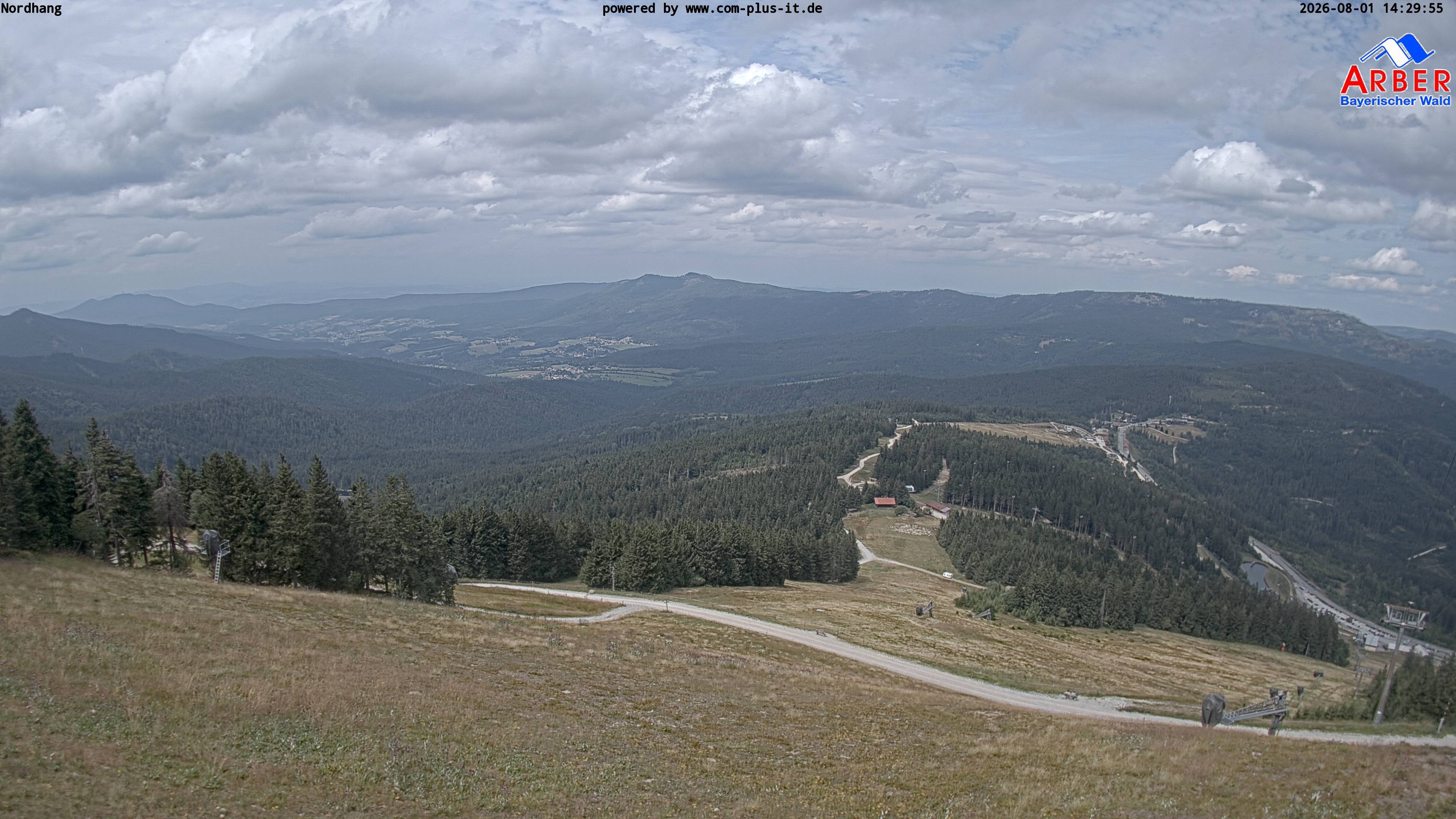 Archiv Foto Webcam Großer Arber Blick nach Nordwesten