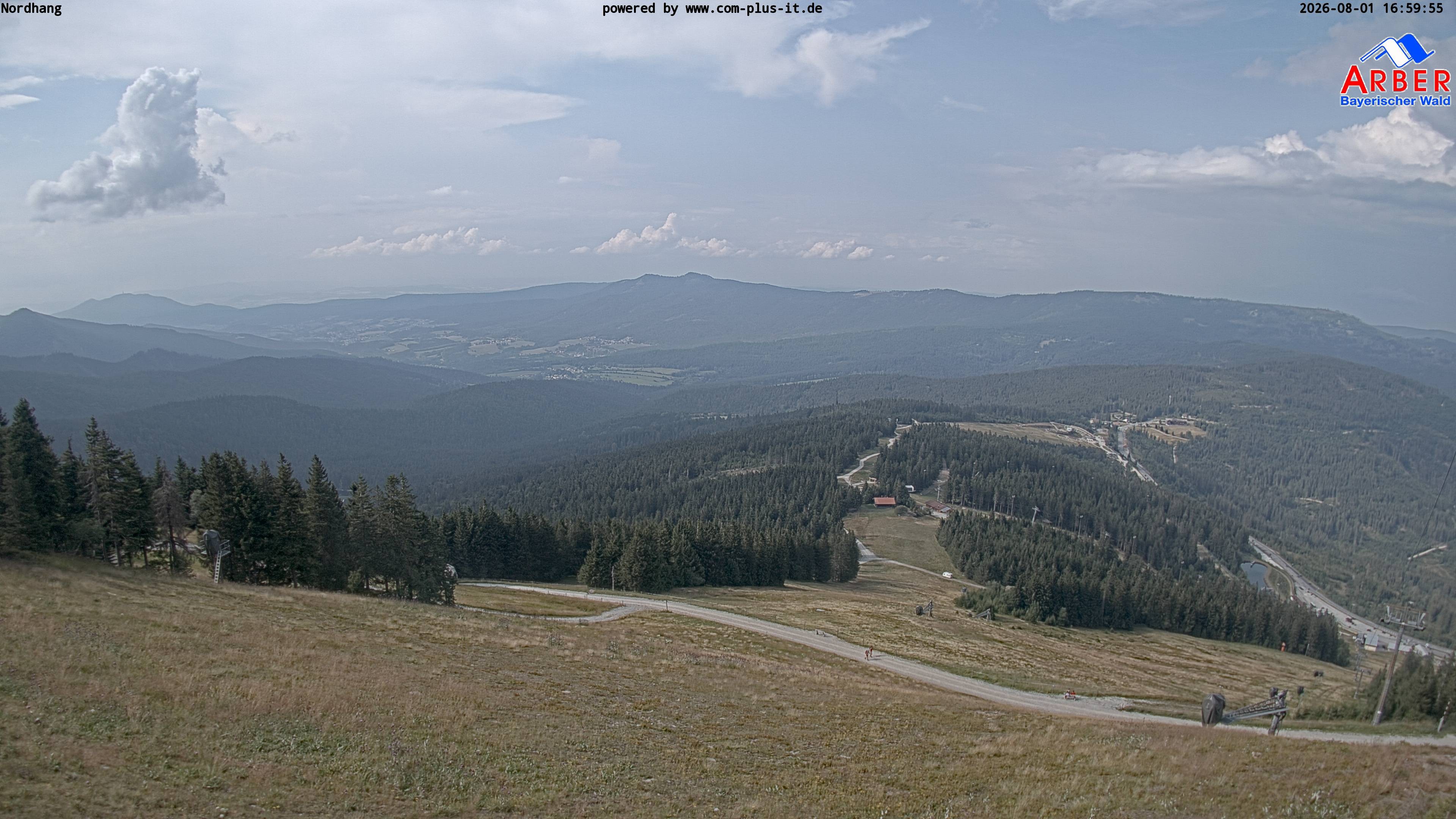 Archiv Foto Webcam Großer Arber Blick nach Nordwesten