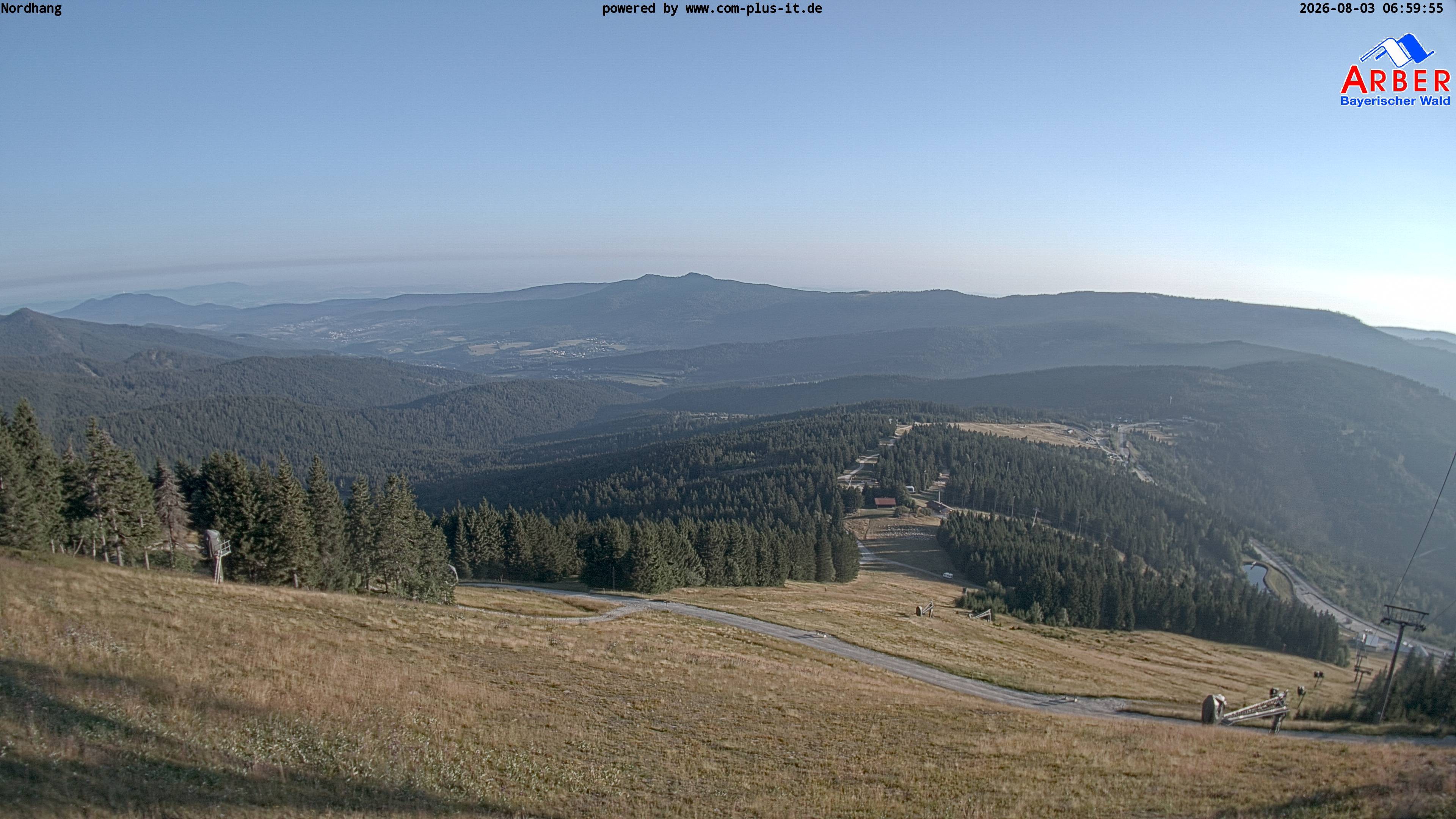 Archived image Webcam View from the Großer Arber