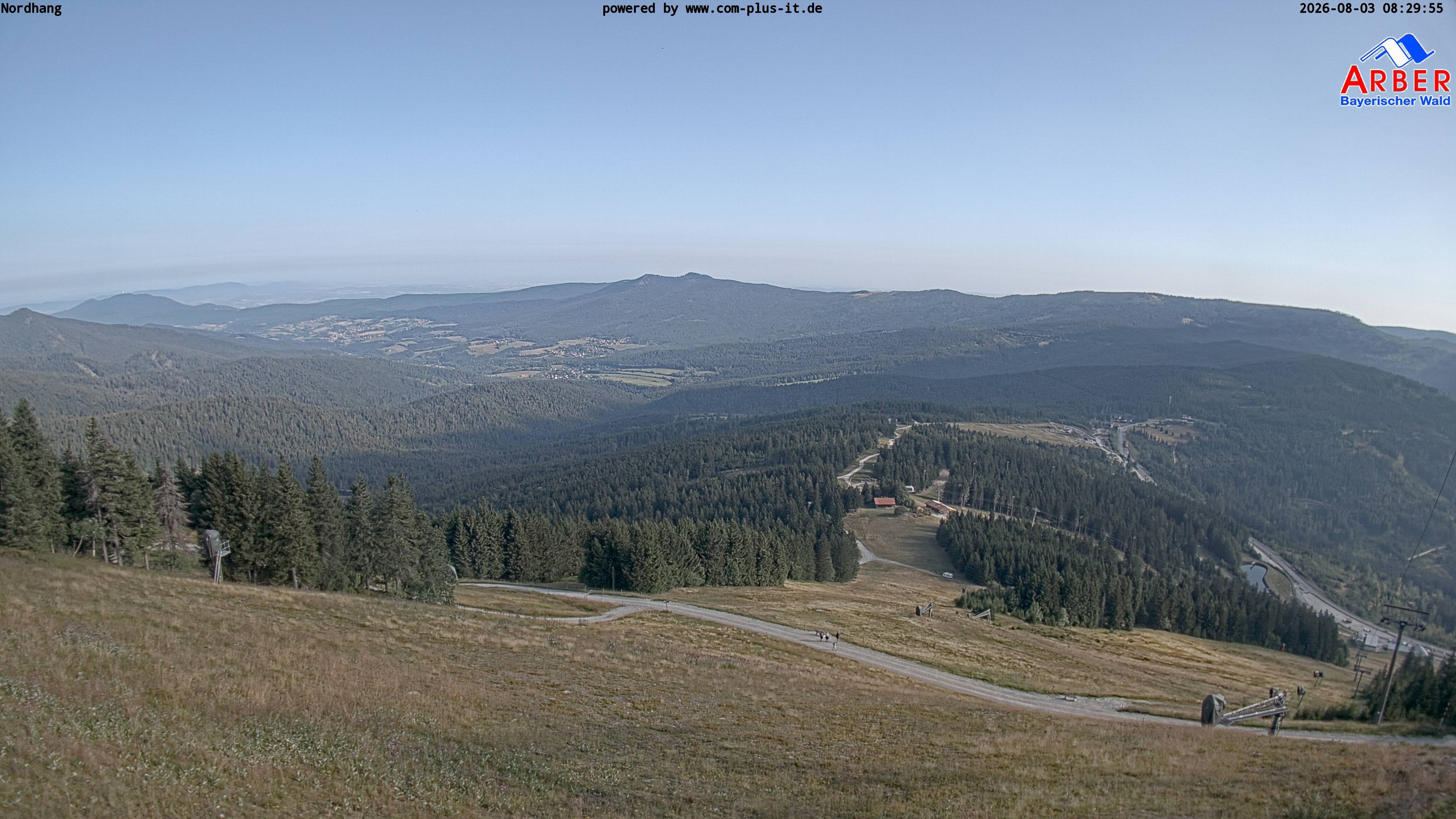 Archived image Webcam View from the Großer Arber