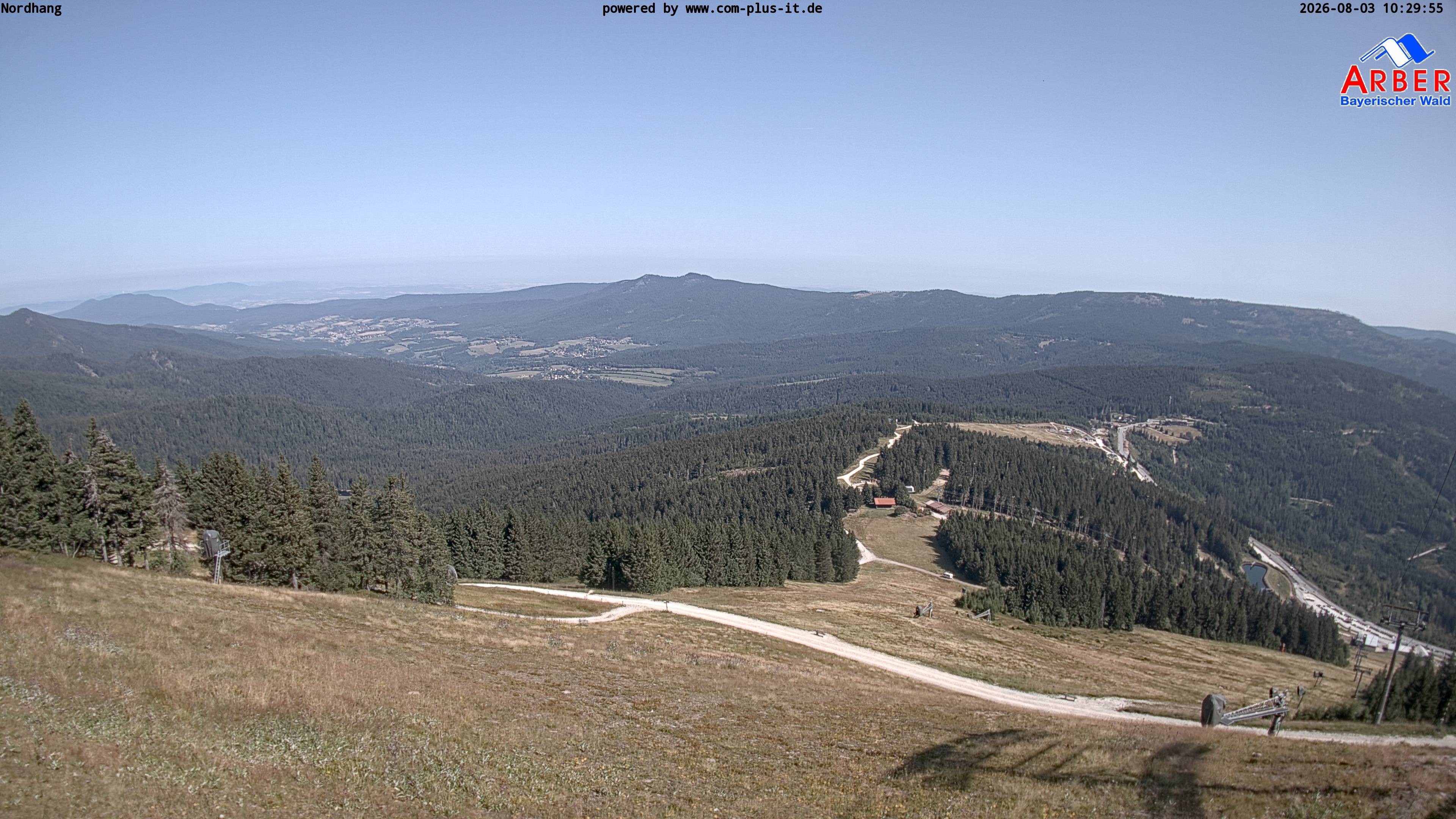 Archived image Webcam View from the Großer Arber