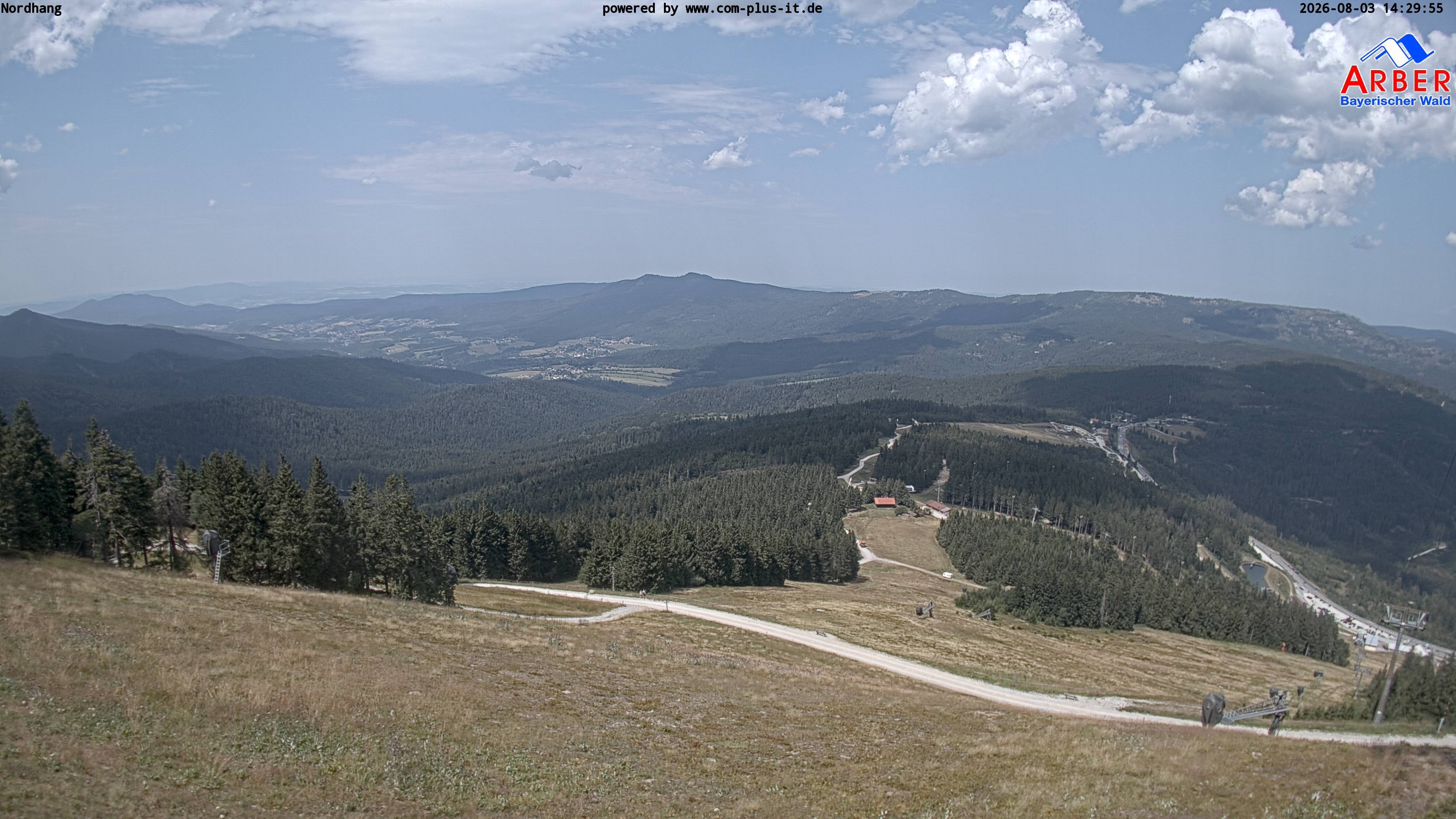 Archived image Webcam View from the Großer Arber