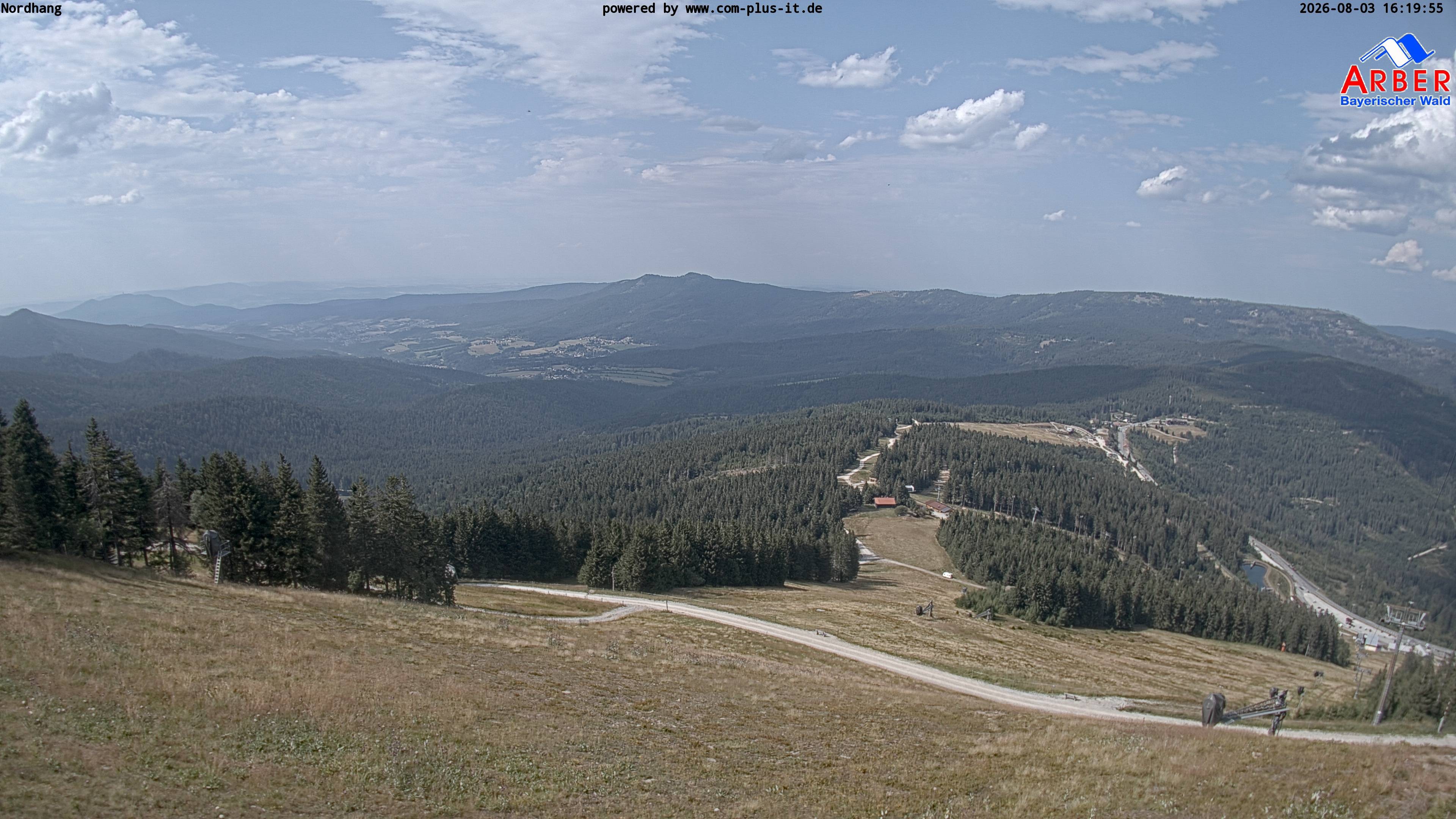 Archiv Foto Webcam Großer Arber Blick nach Nordwesten