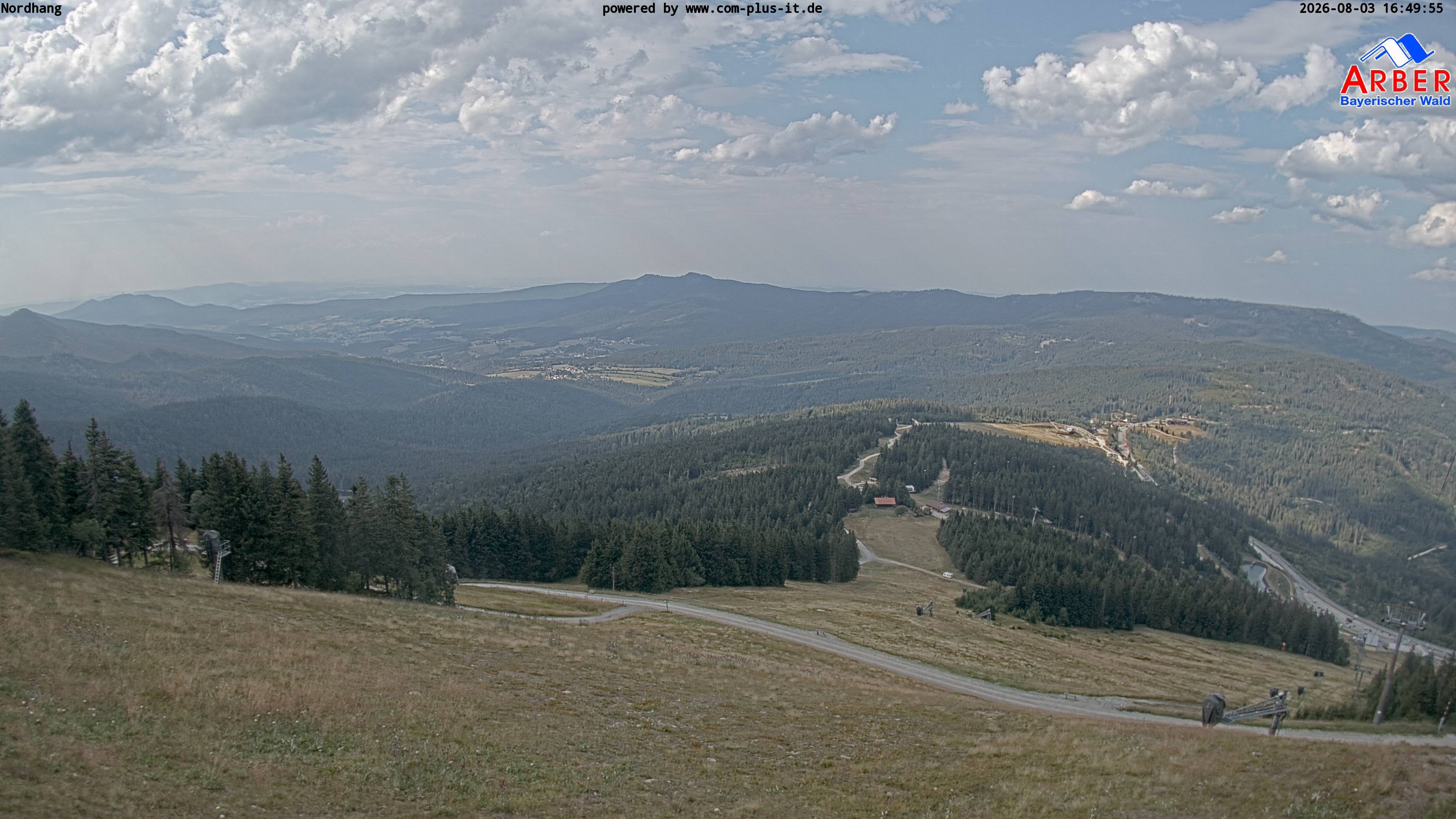 Archiv Foto Webcam Großer Arber Blick nach Nordwesten