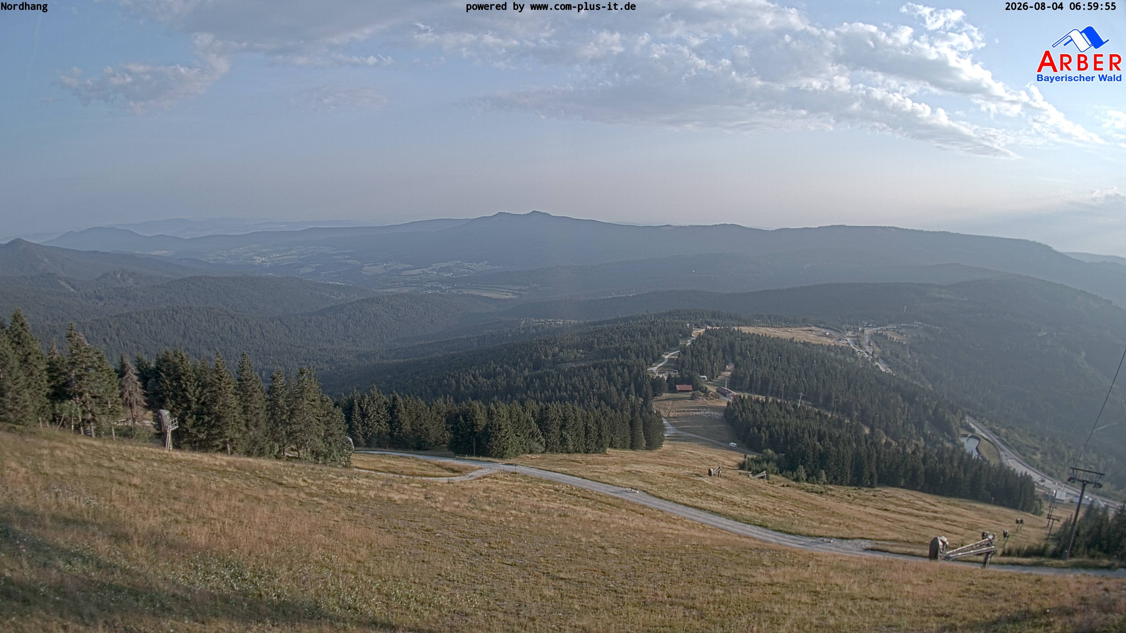 Archiv Foto Webcam Großer Arber Blick nach Nordwesten