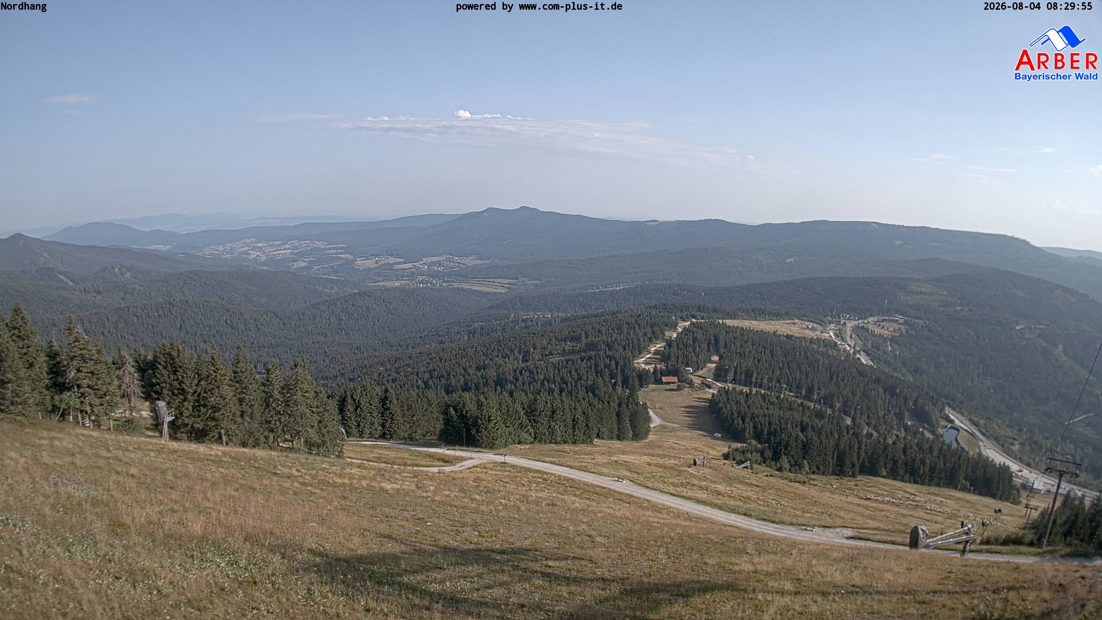 Archiv Foto Webcam Großer Arber Blick nach Nordwesten