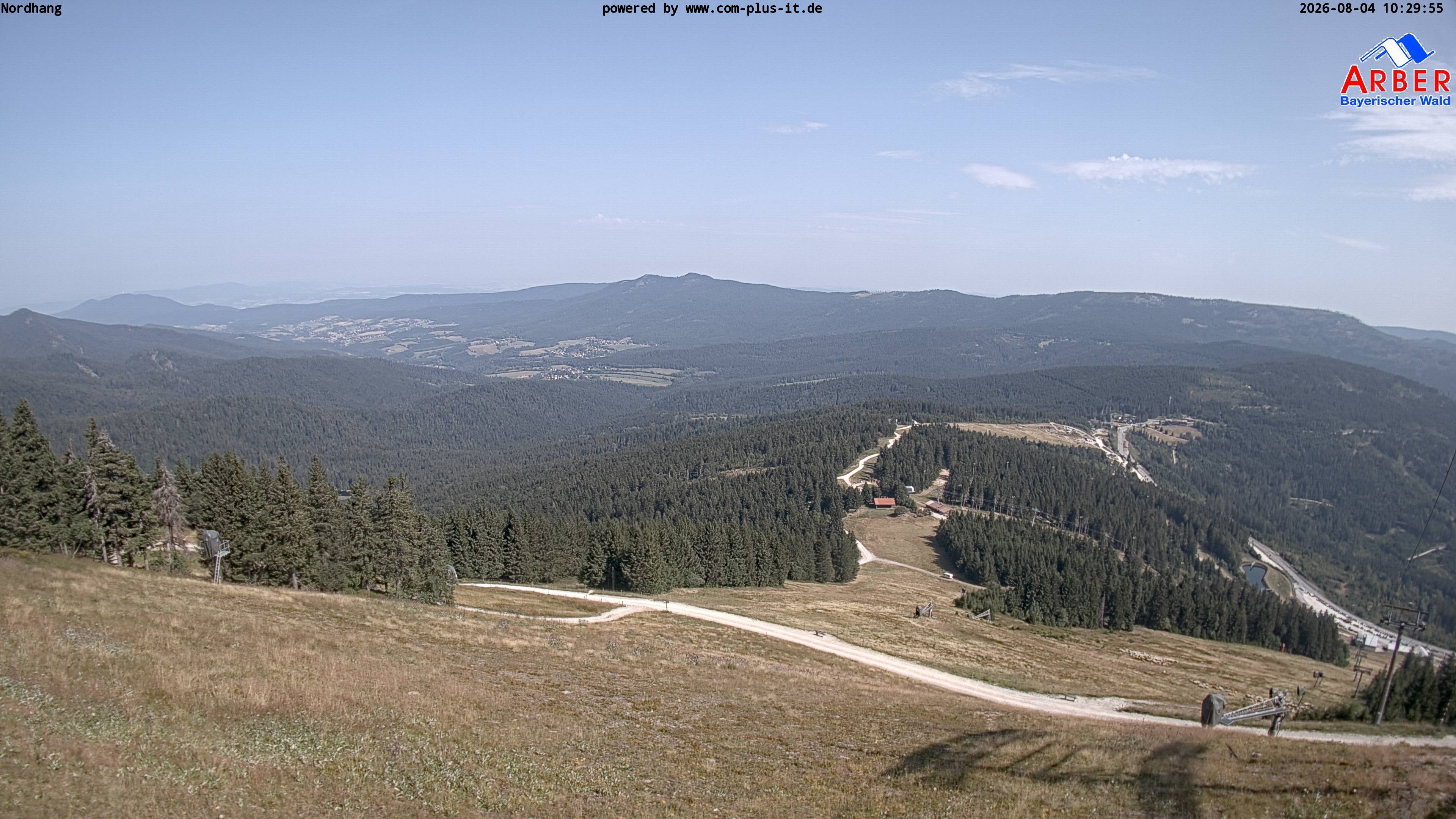 Archiv Foto Webcam Großer Arber Blick nach Nordwesten