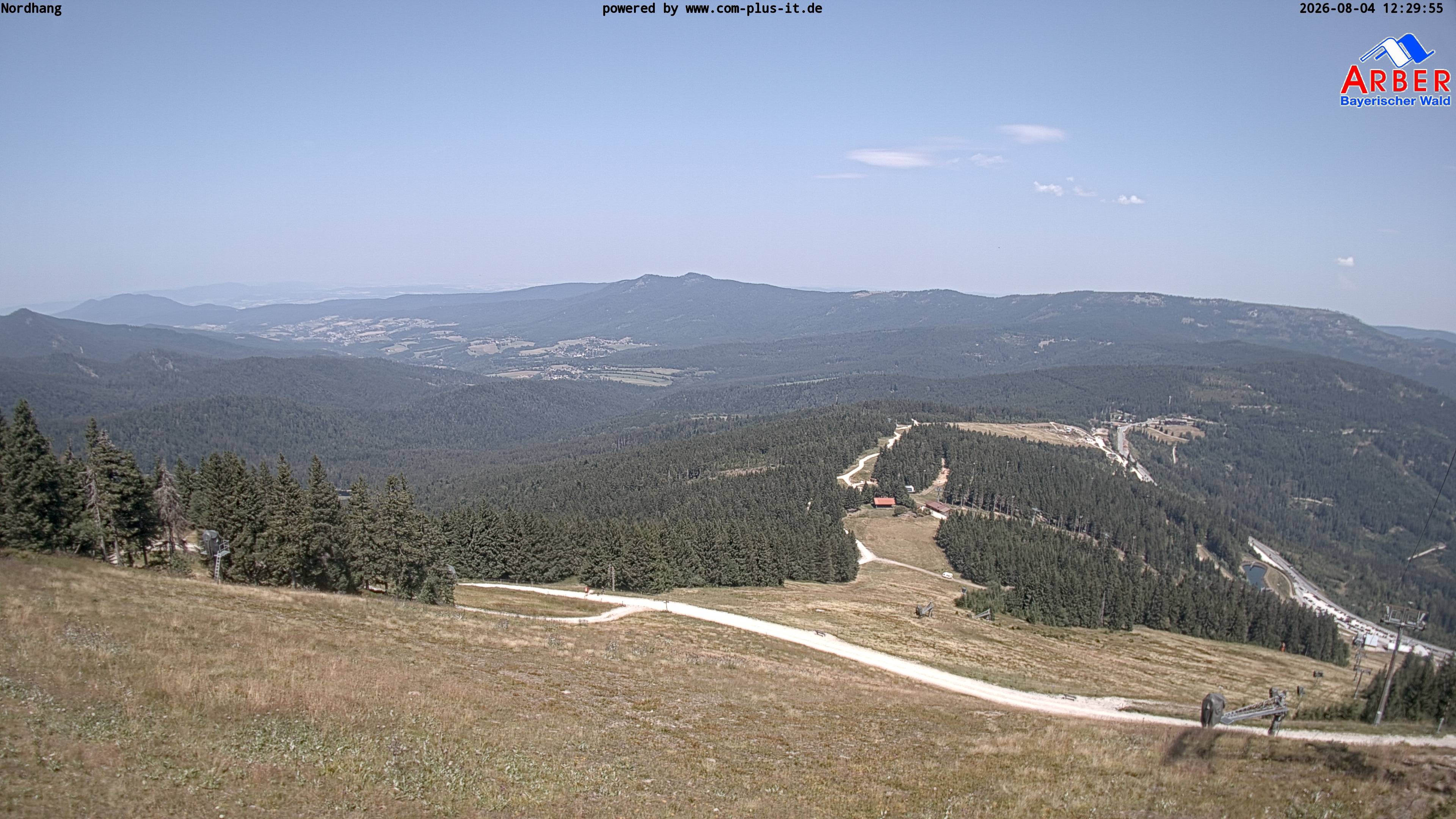 Archiv Foto Webcam Großer Arber Blick nach Nordwesten