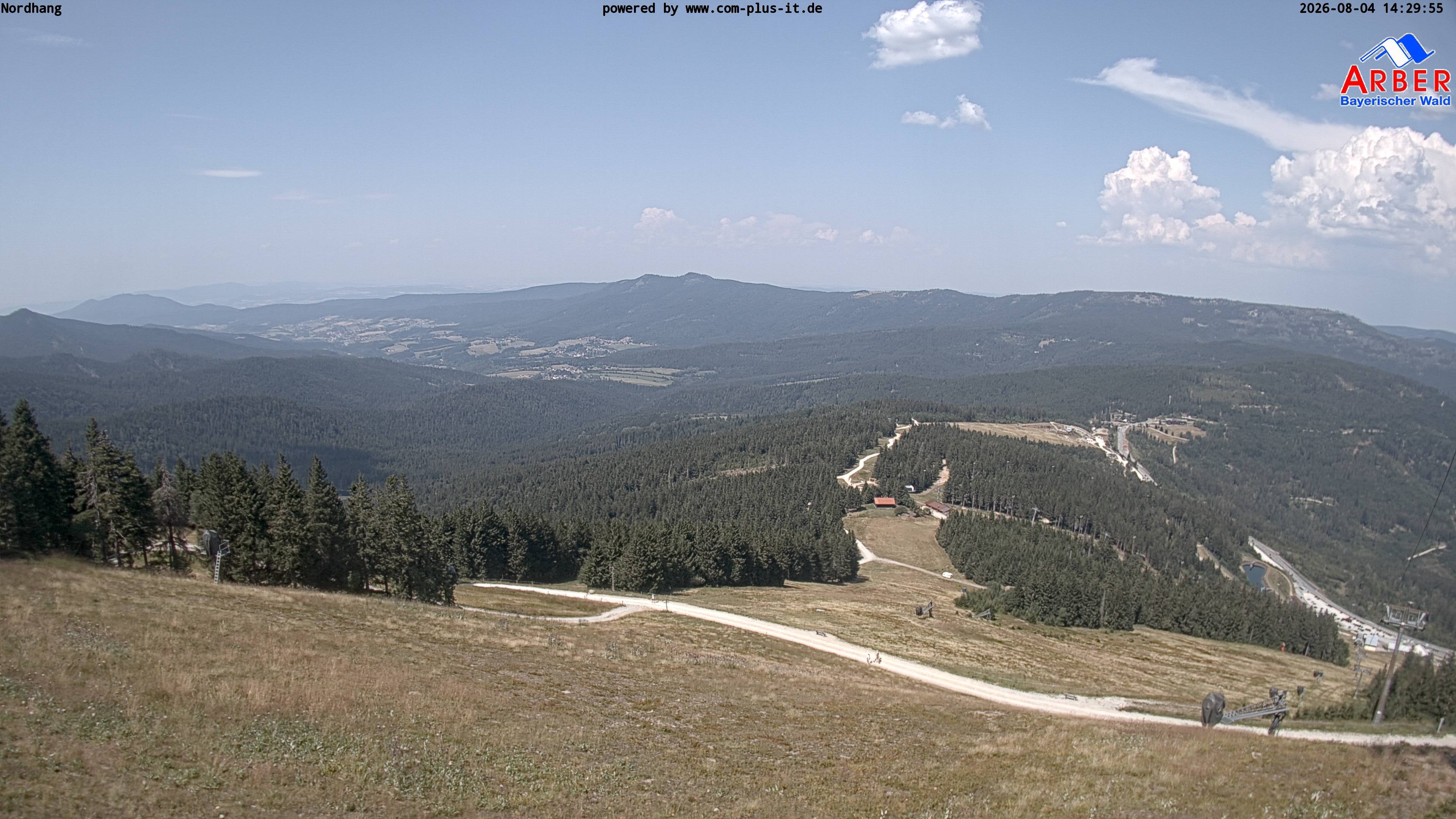 Archiv Foto Webcam Großer Arber Blick nach Nordwesten