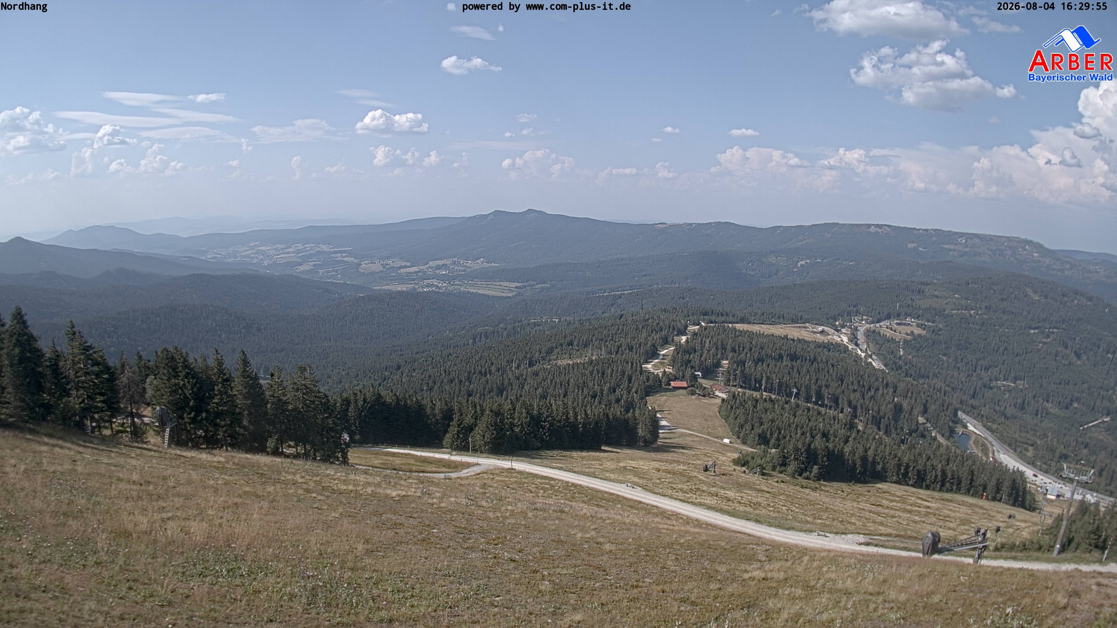 Archiv Foto Webcam Großer Arber Blick nach Nordwesten