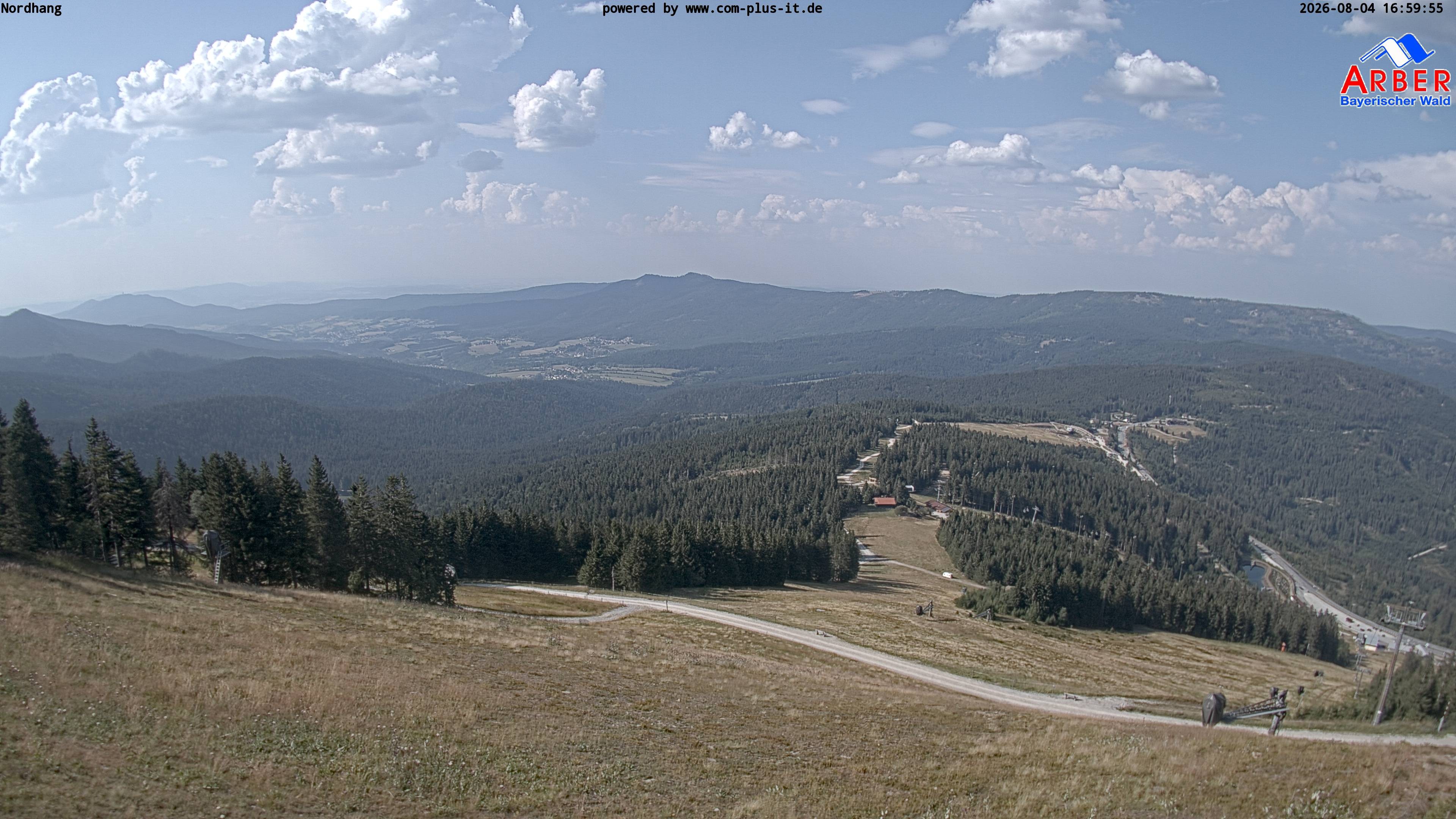 Archiv Foto Webcam Großer Arber Blick nach Nordwesten