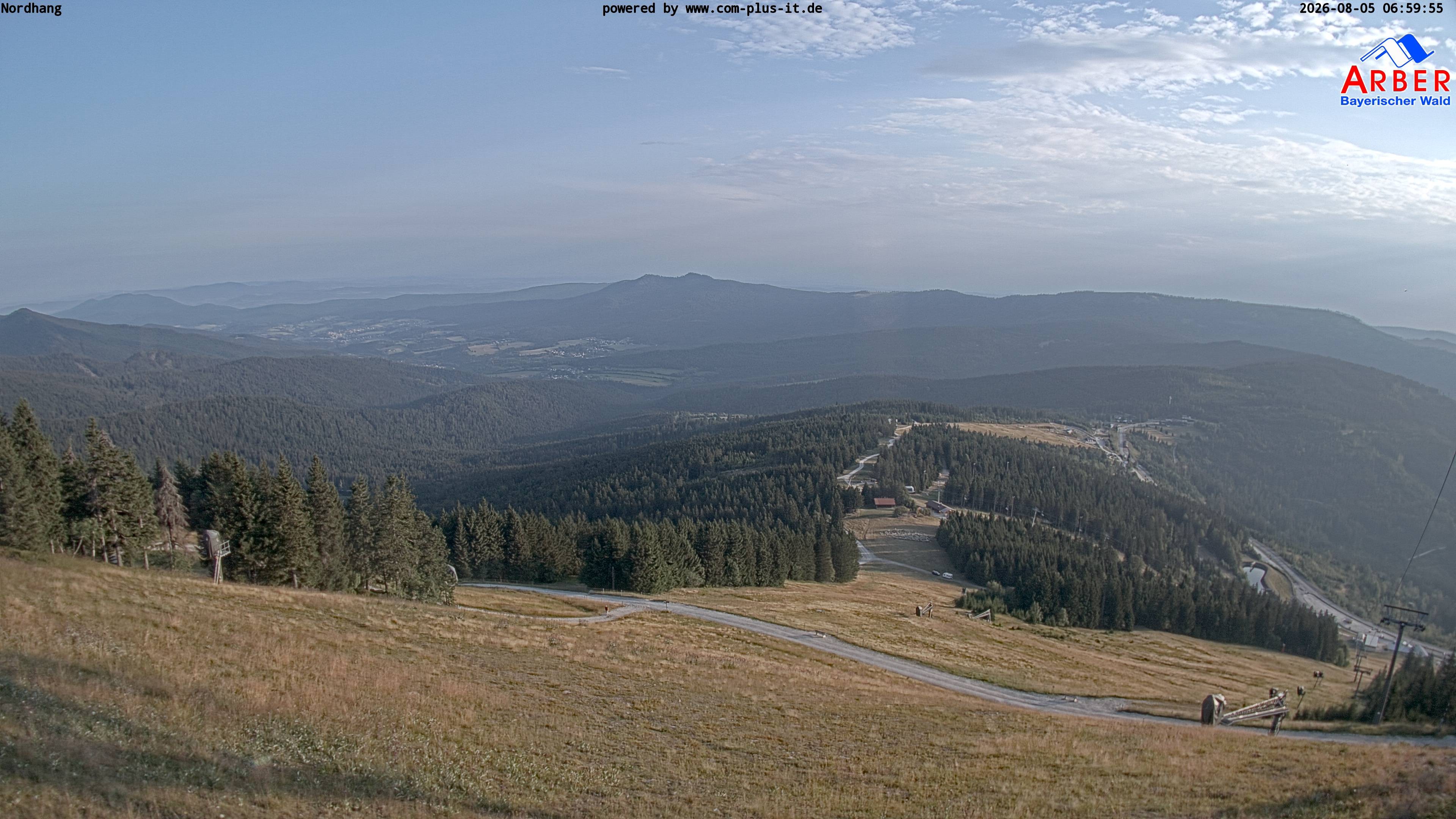 Archiv Foto Webcam Großer Arber Blick nach Nordwesten