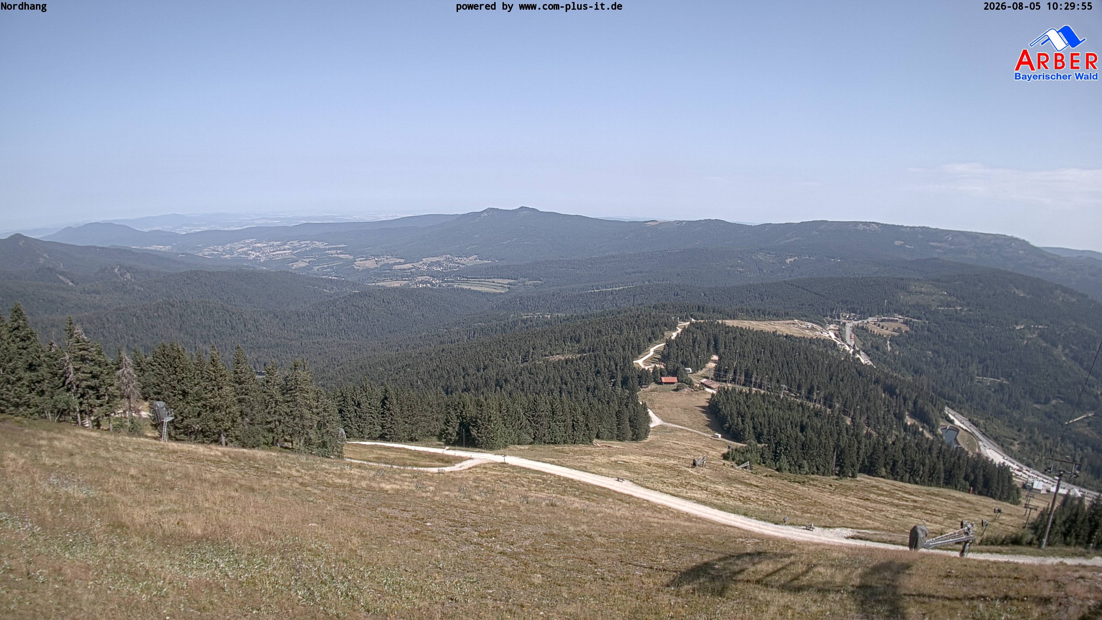 Archiv Foto Webcam Großer Arber Blick nach Nordwesten
