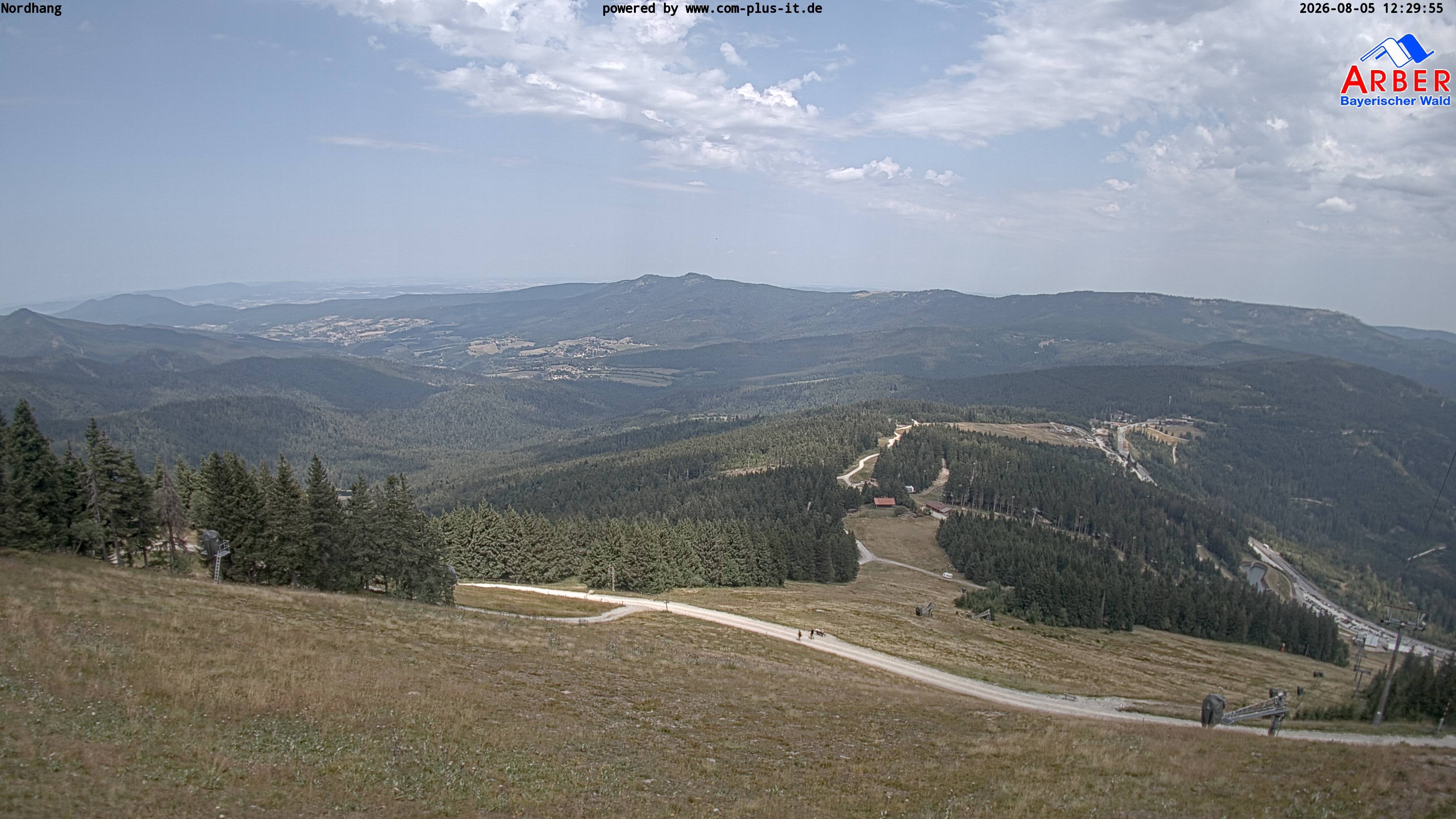 Archiv Foto Webcam Großer Arber Blick nach Nordwesten