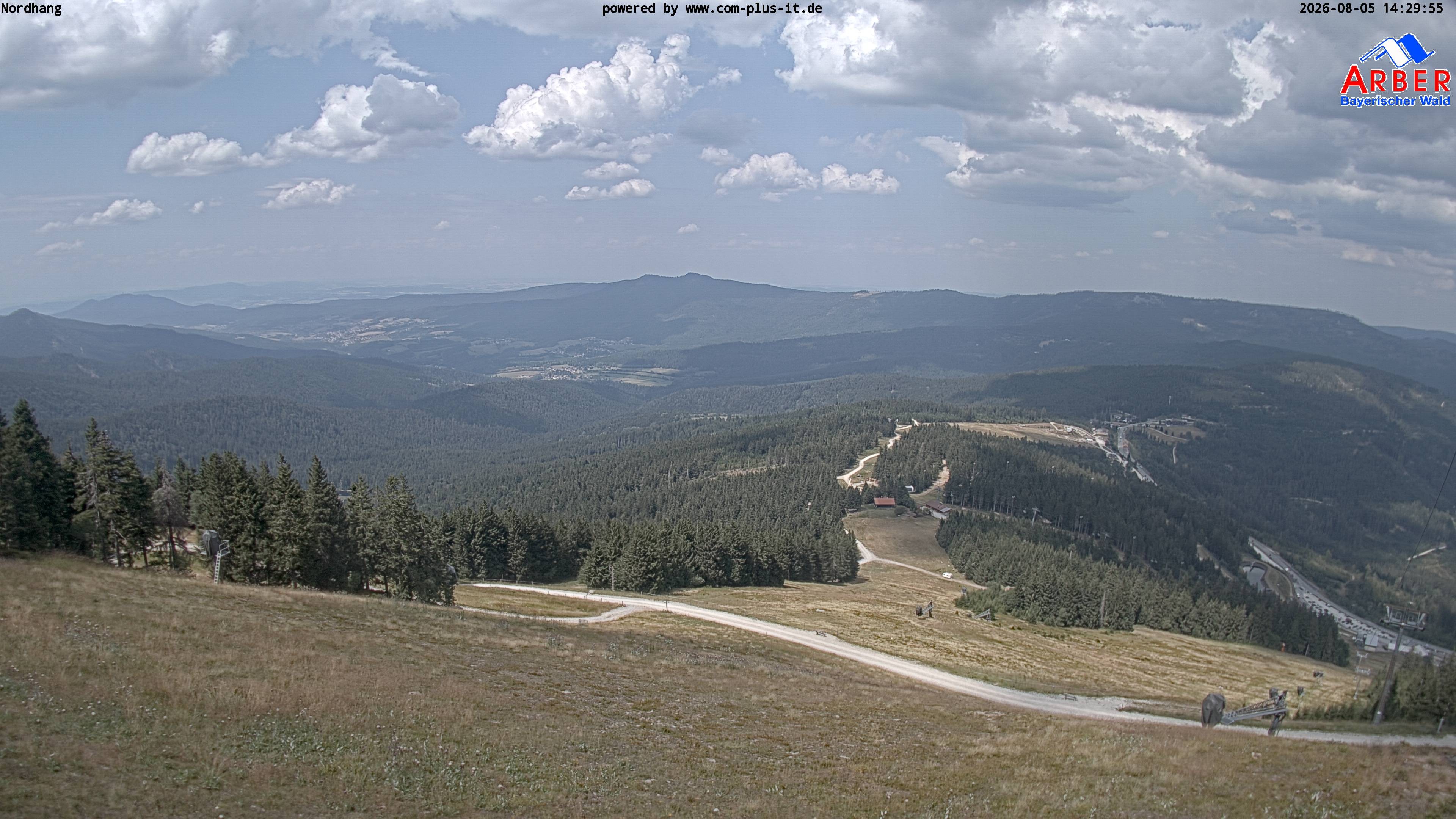 Archiv Foto Webcam Großer Arber Blick nach Nordwesten