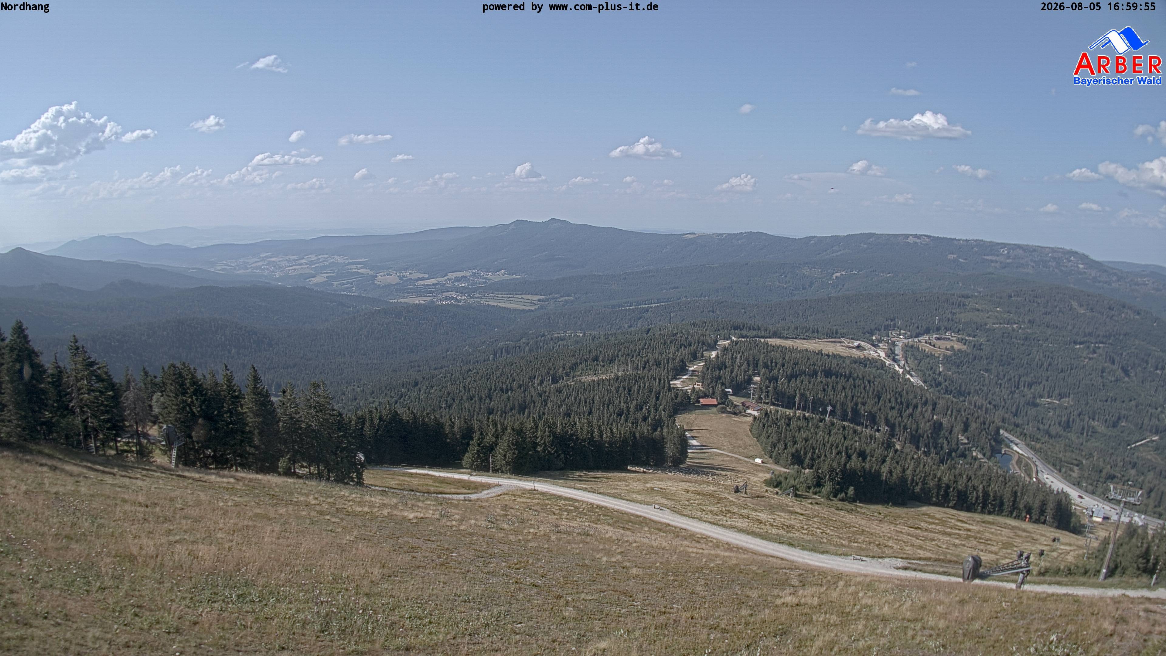Archiv Foto Webcam Großer Arber Blick nach Nordwesten