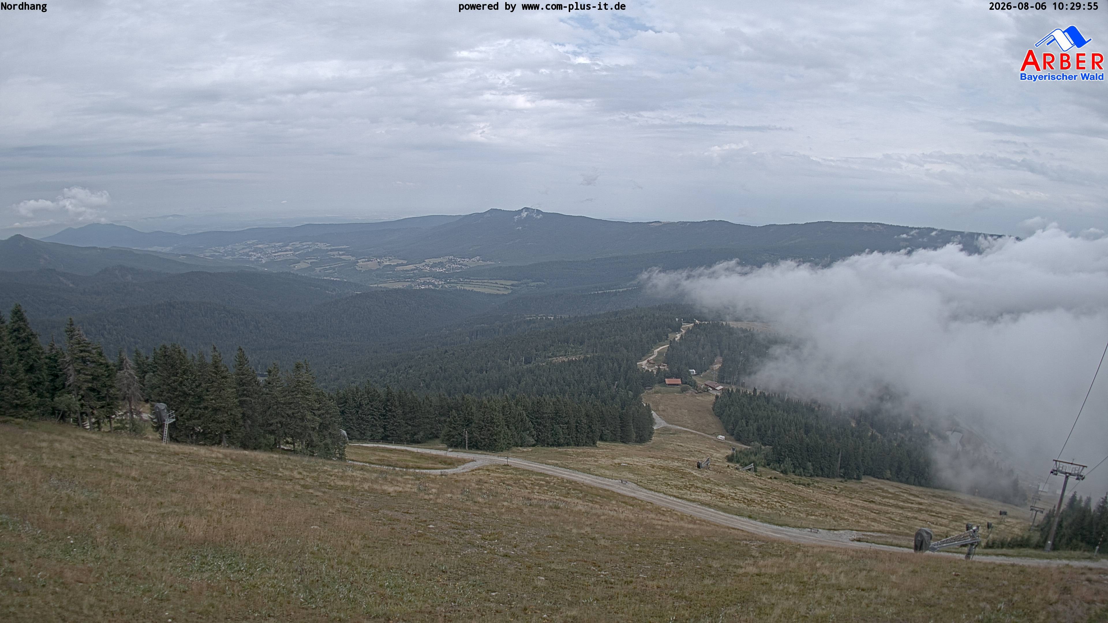 Archiv Foto Webcam Großer Arber Blick nach Nordwesten