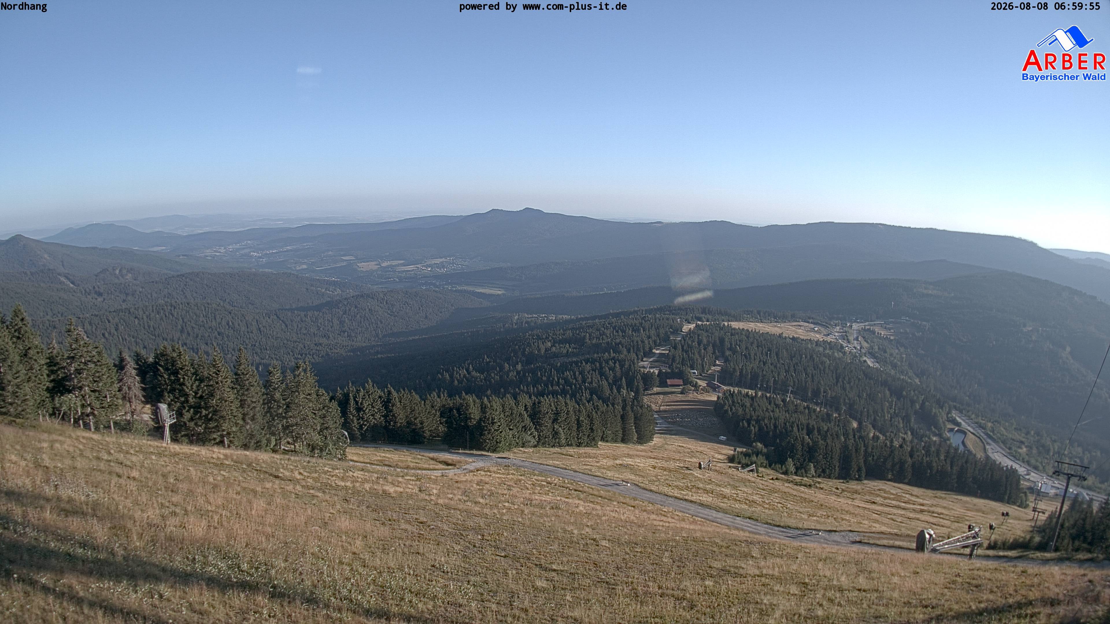 Archived image Webcam View from the Großer Arber