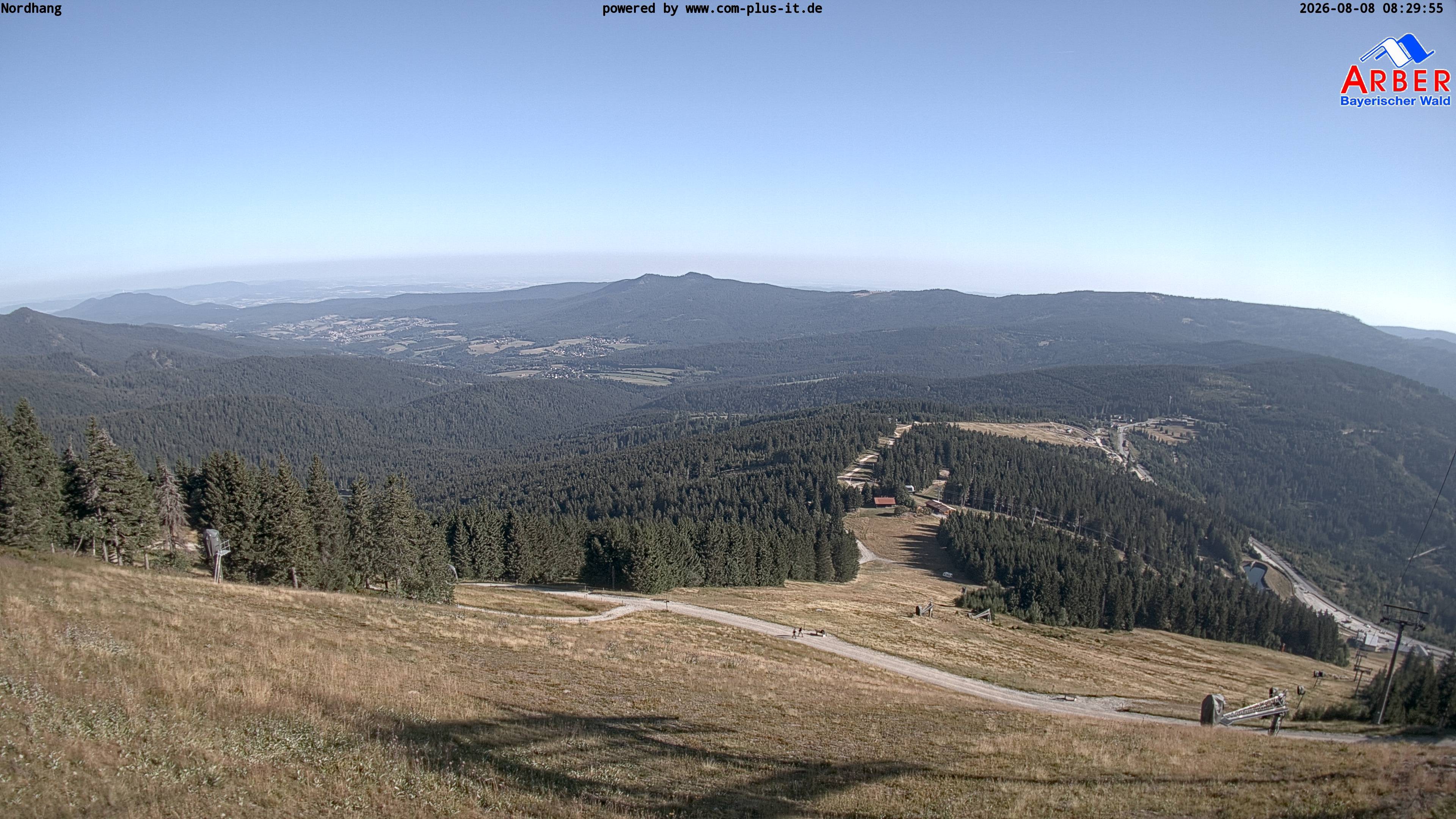 Archived image Webcam View from the Großer Arber