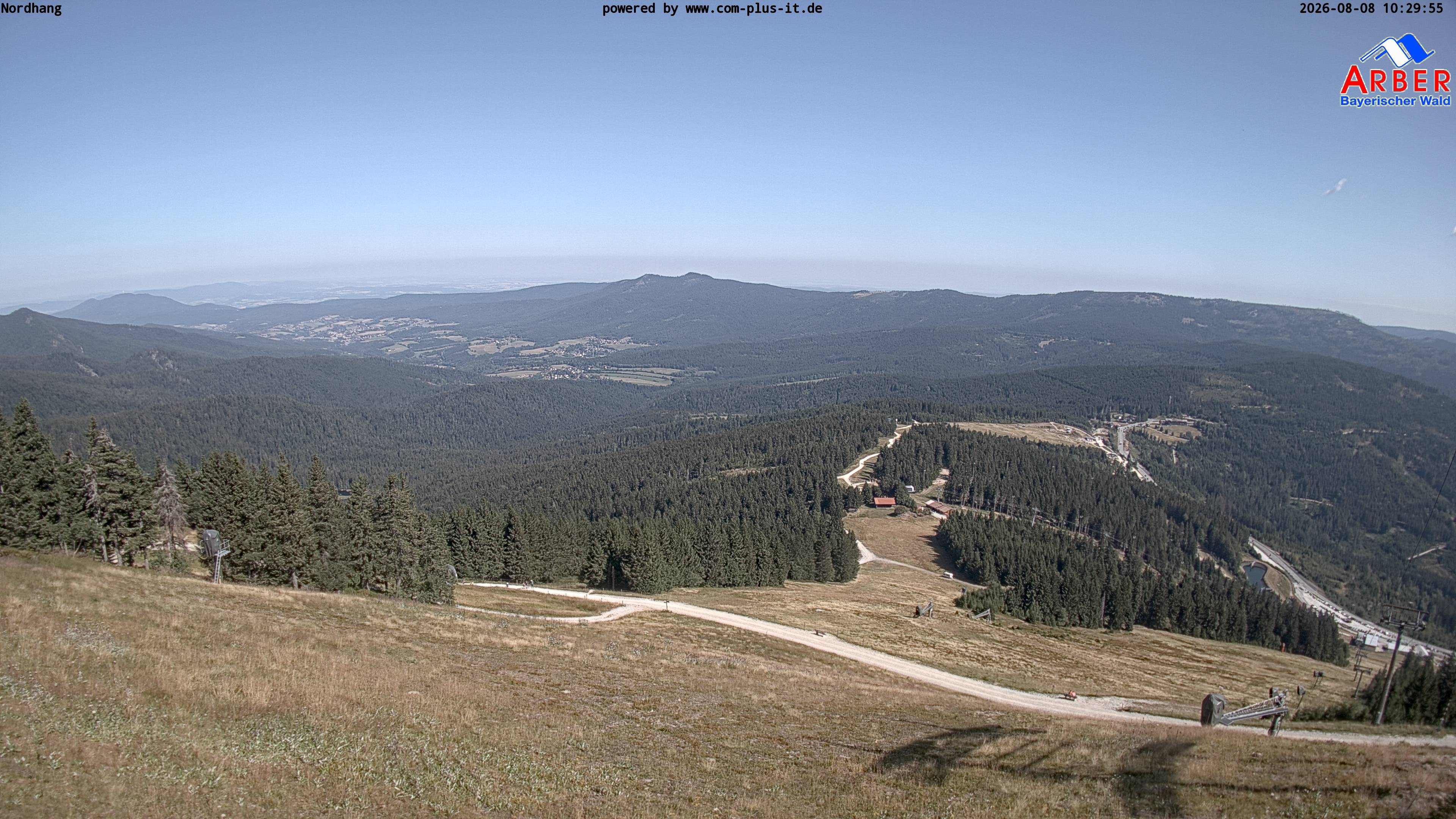 Archived image Webcam View from the Großer Arber