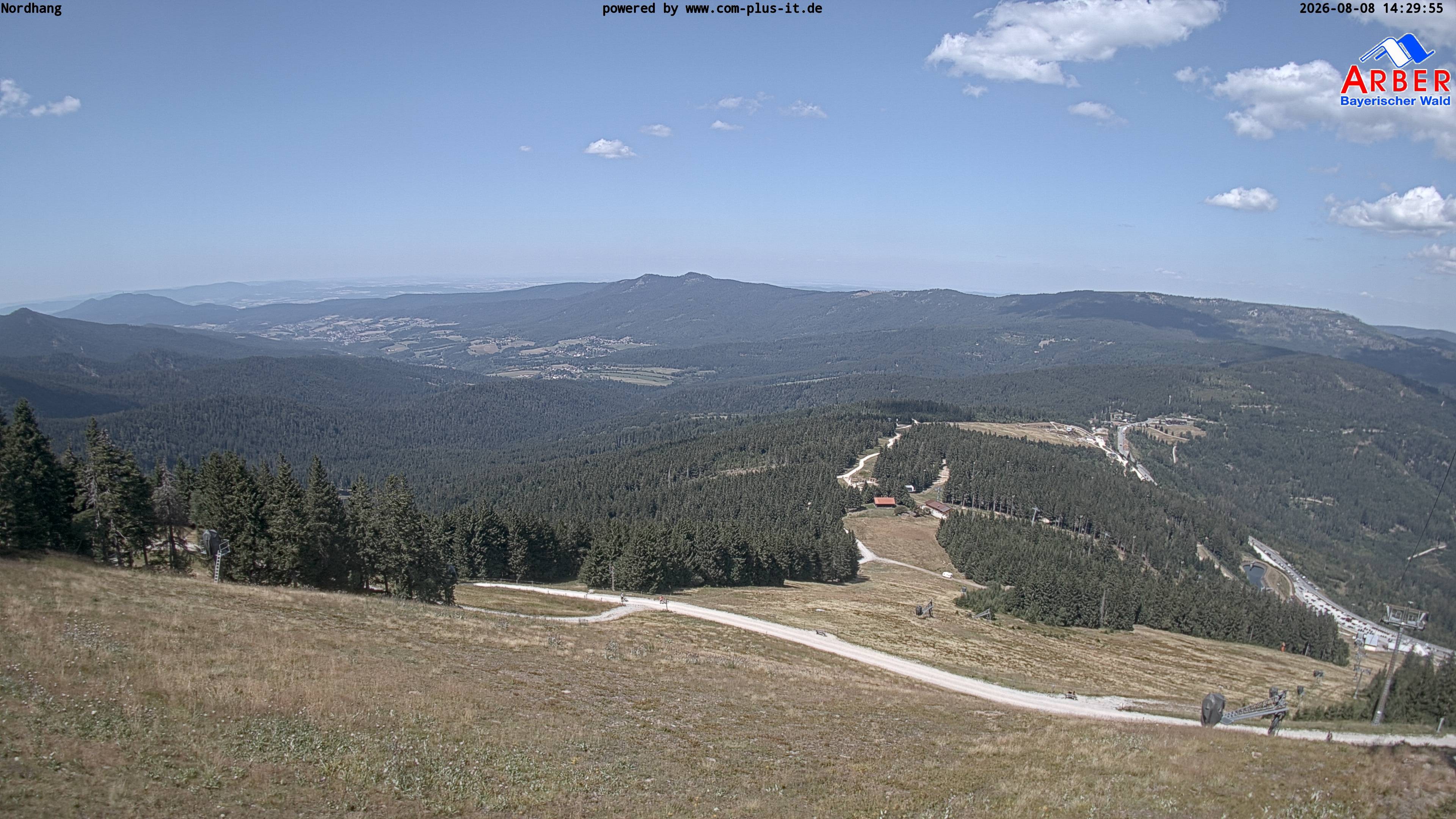 Archived image Webcam View from the Großer Arber