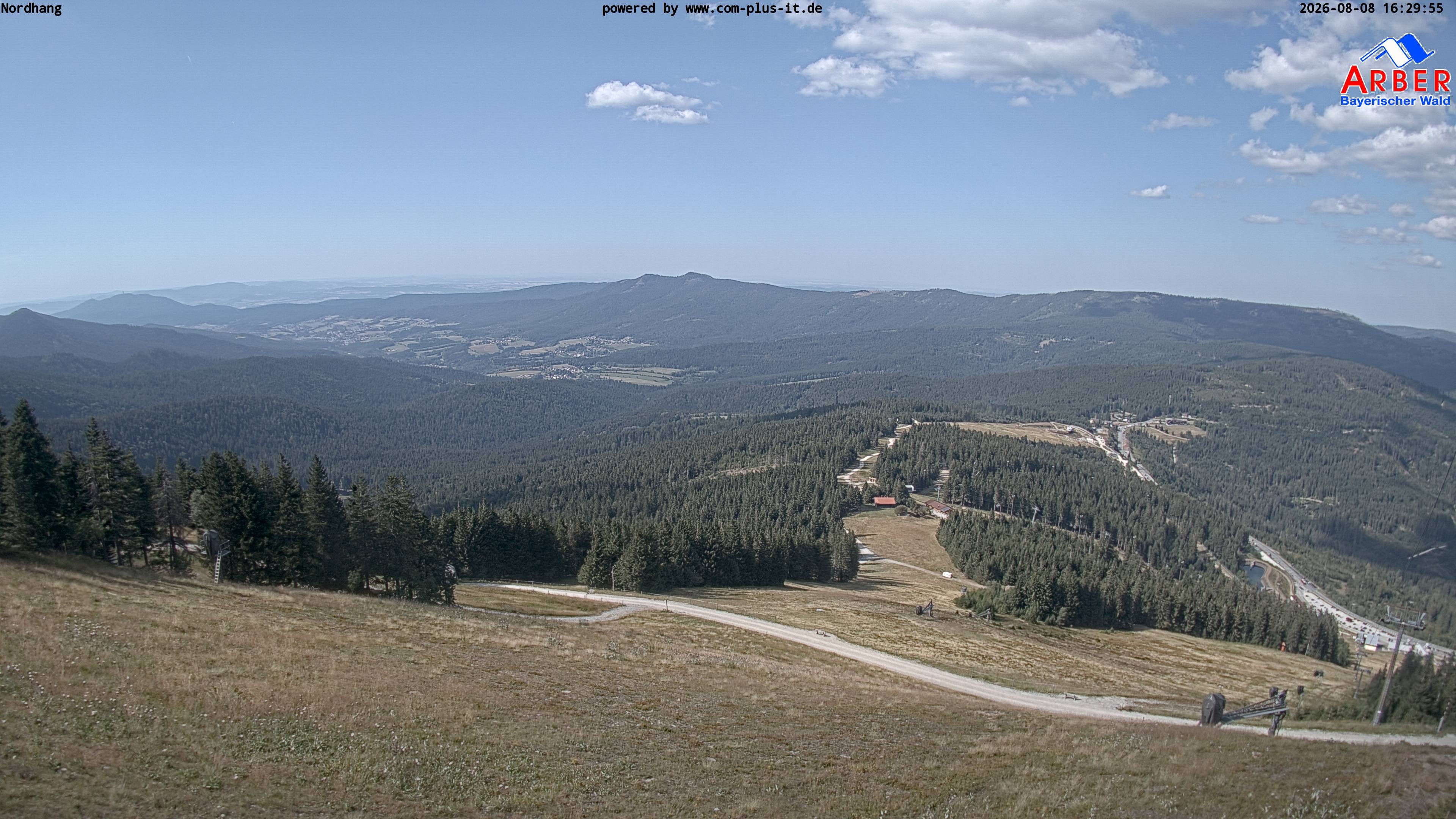 Archived image Webcam View from the Großer Arber