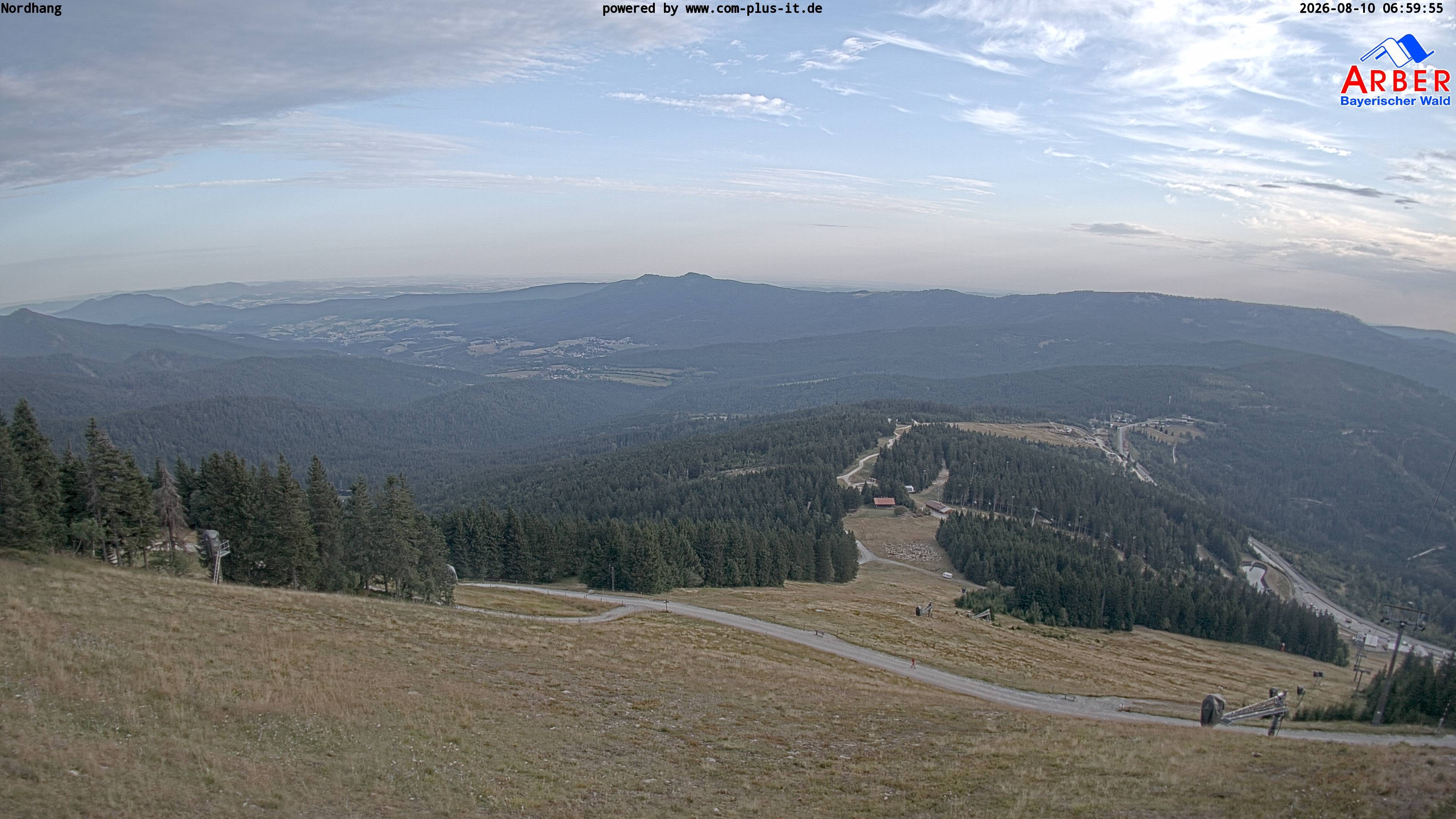 Archiv Foto Webcam Großer Arber Blick nach Nordwesten