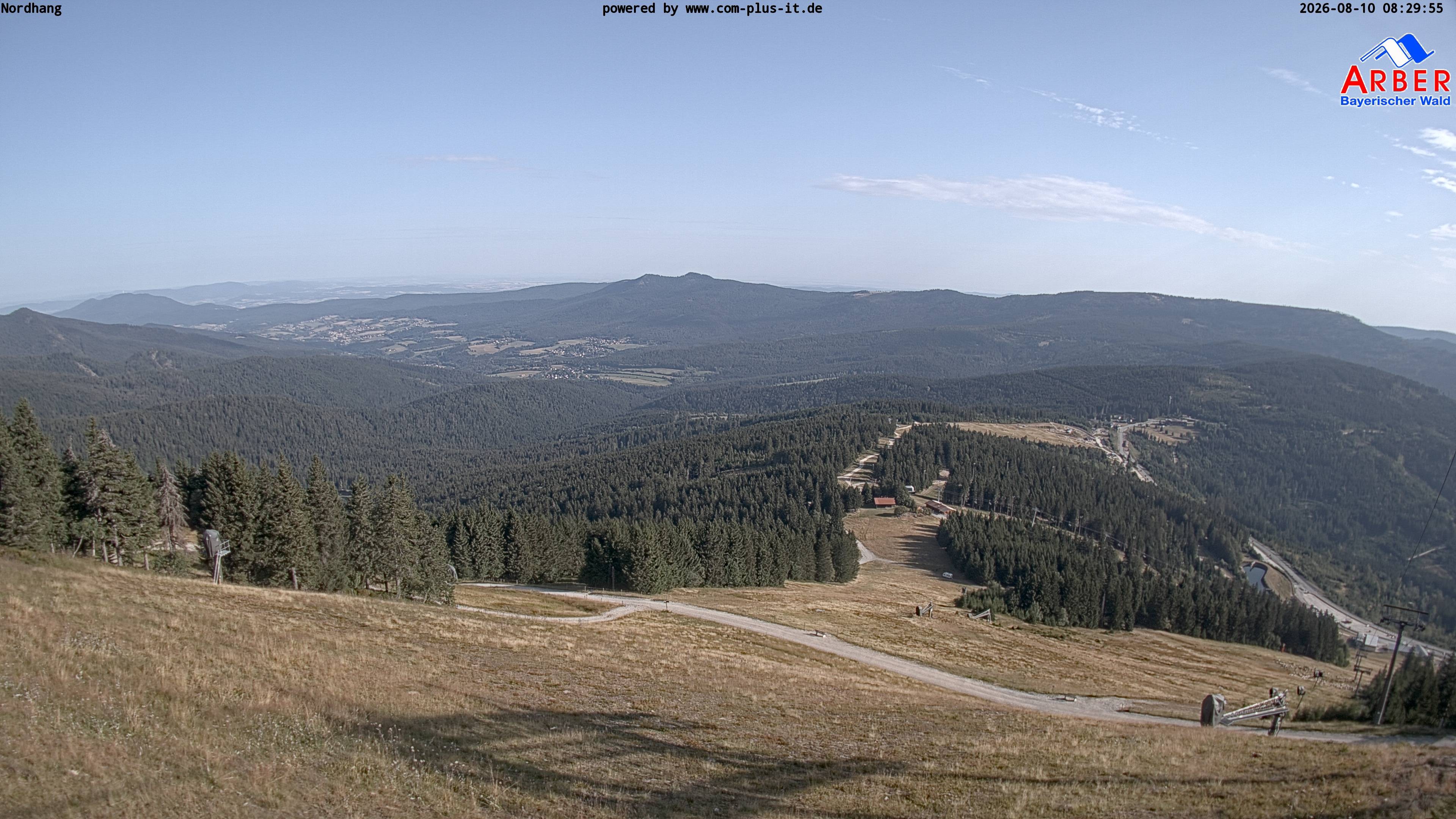 Archiv Foto Webcam Großer Arber Blick nach Nordwesten