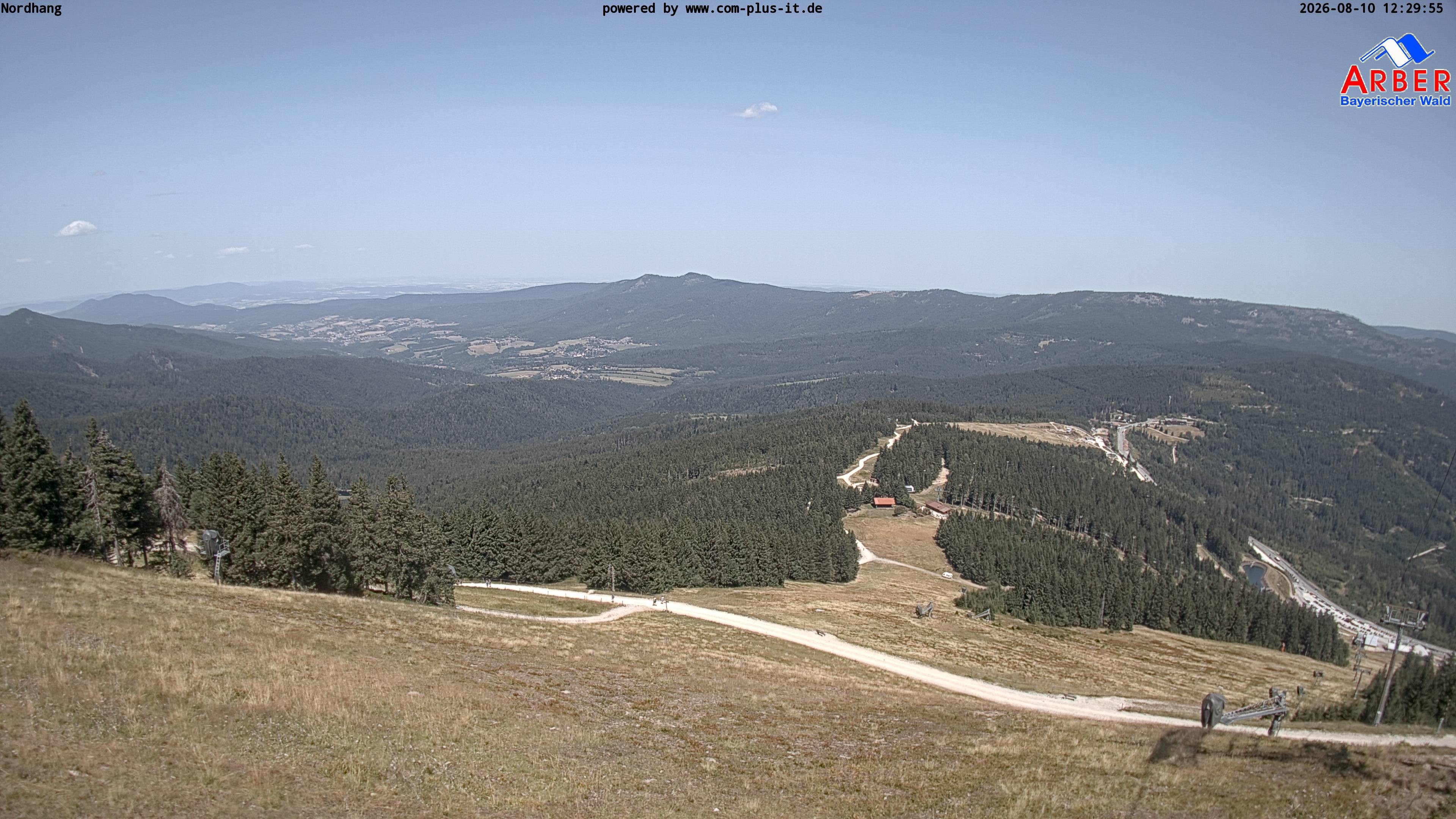Archiv Foto Webcam Großer Arber Blick nach Nordwesten