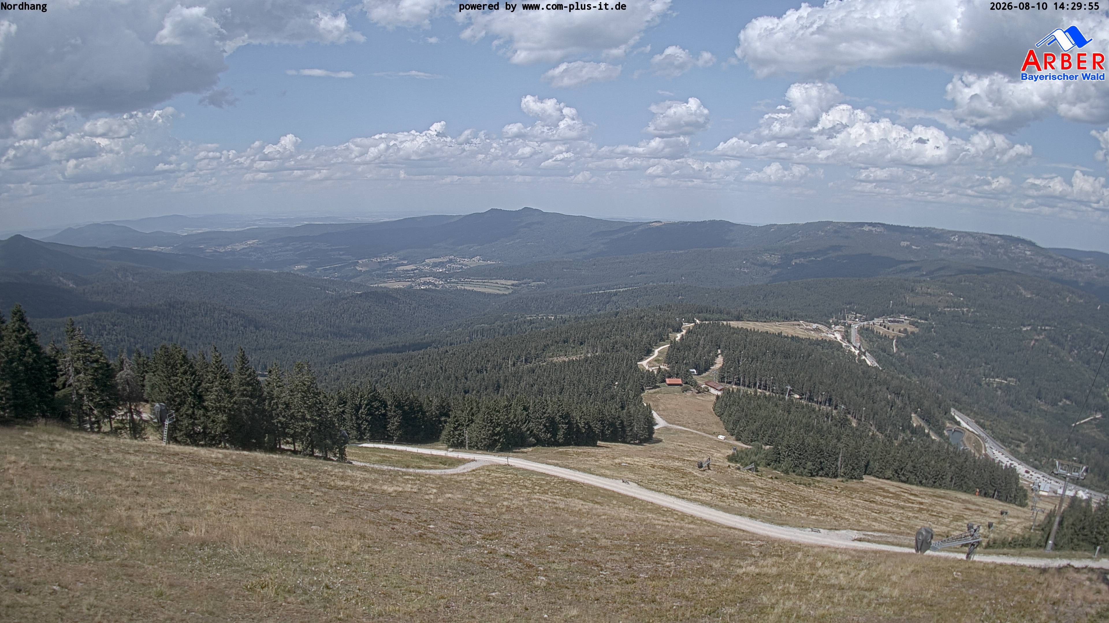 Archiv Foto Webcam Großer Arber Blick nach Nordwesten