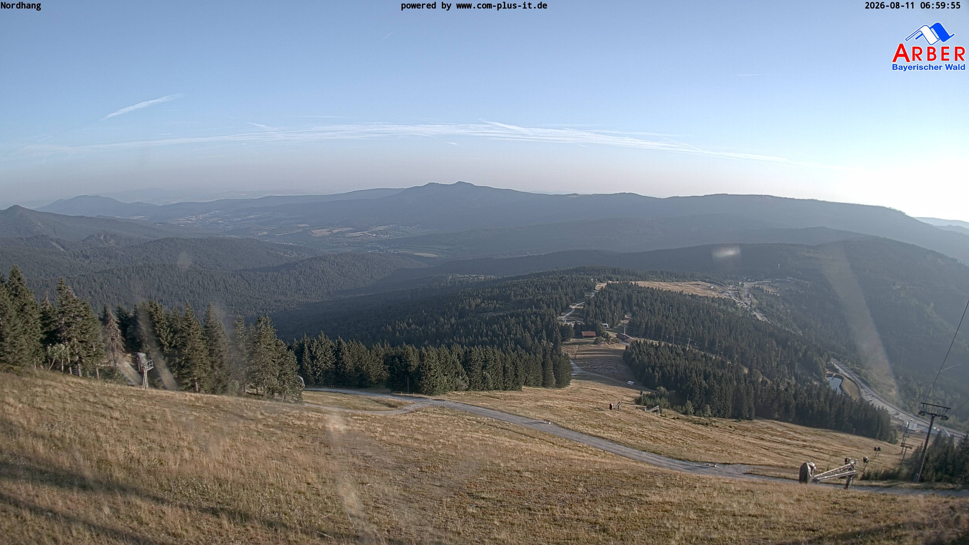 Archiv Foto Webcam Großer Arber Blick nach Nordwesten