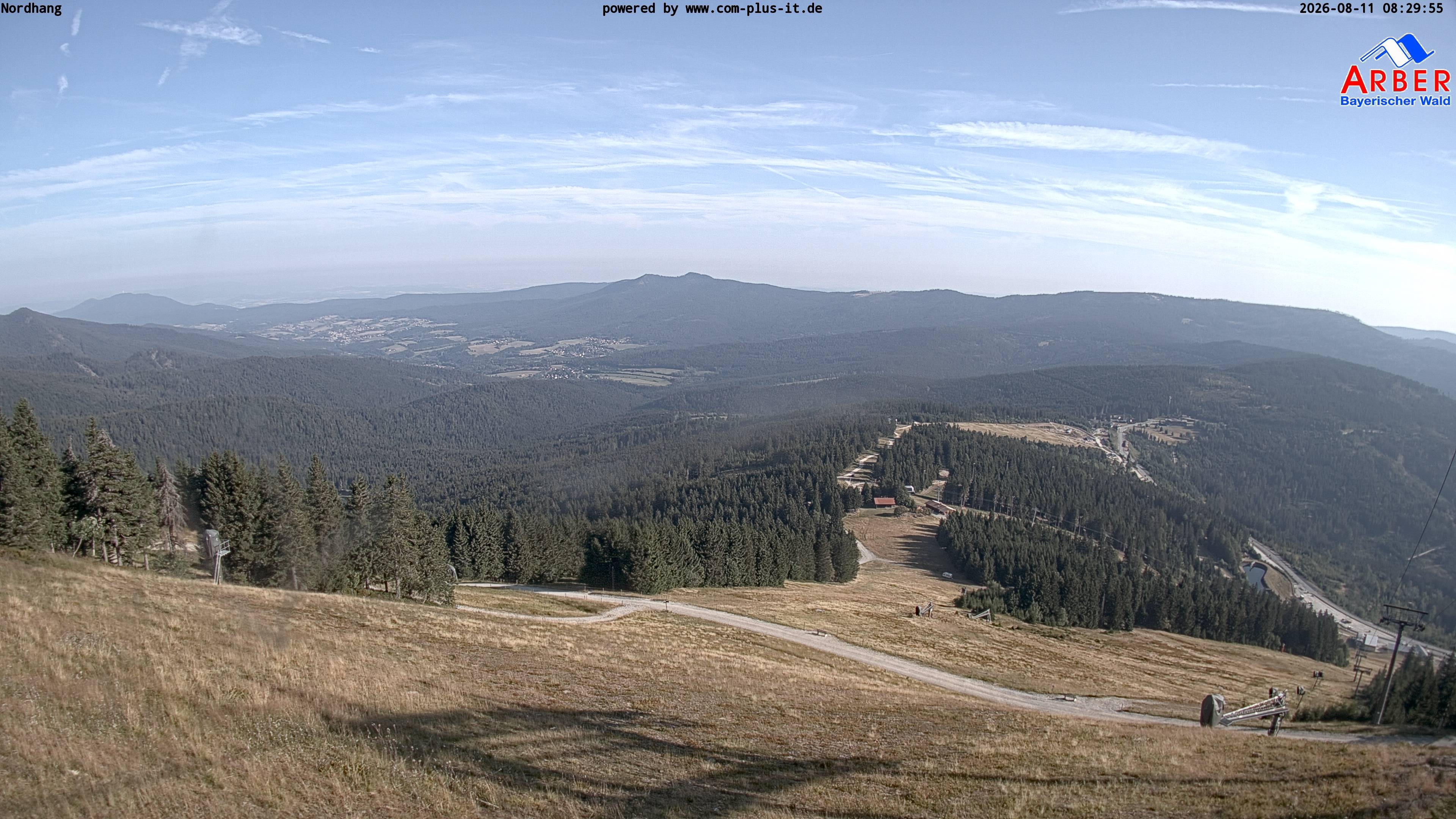 Archiv Foto Webcam Großer Arber Blick nach Nordwesten