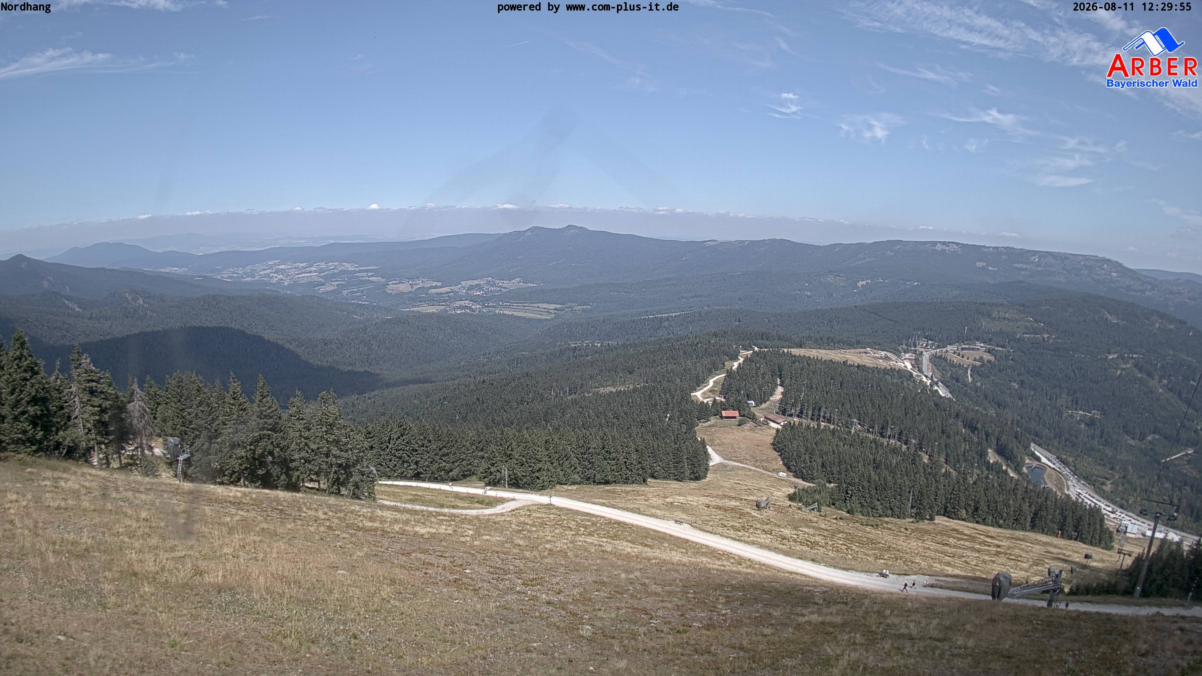 Archiv Foto Webcam Großer Arber Blick nach Nordwesten