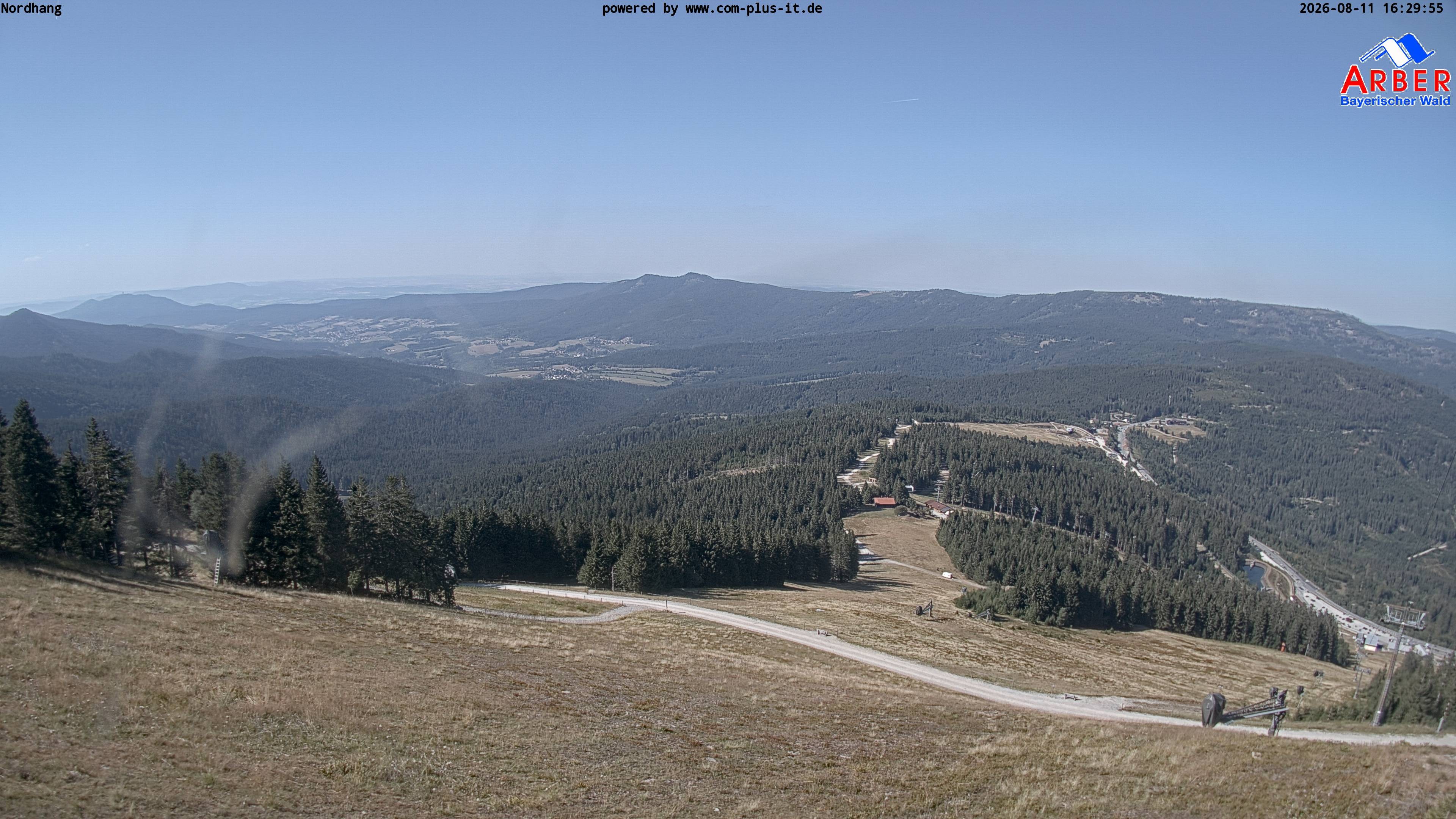 Archiv Foto Webcam Großer Arber Blick nach Nordwesten