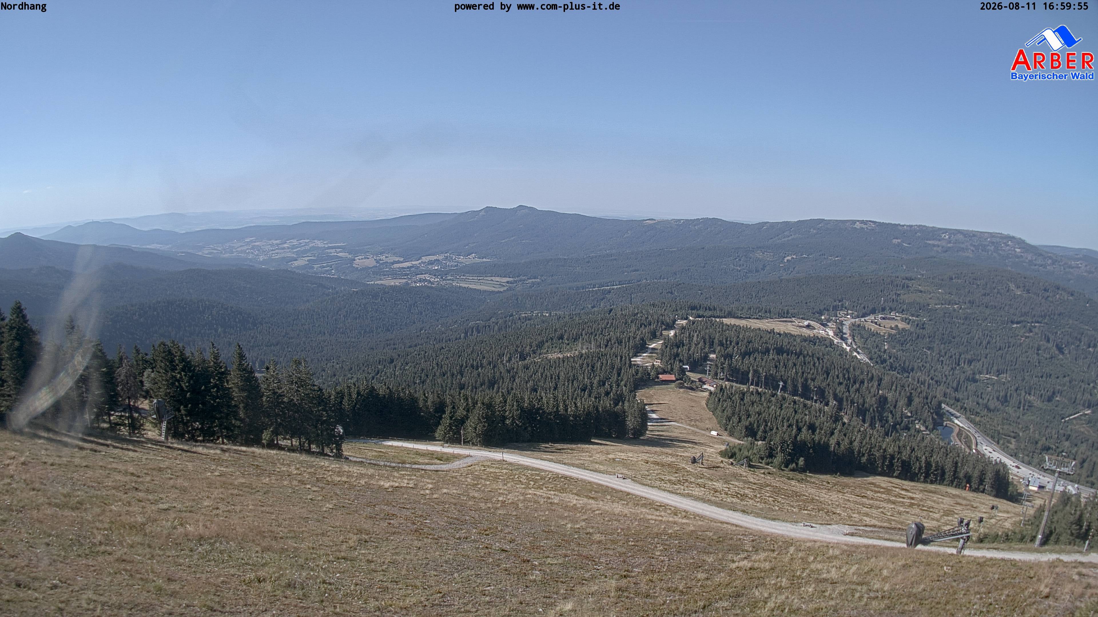 Archiv Foto Webcam Großer Arber Blick nach Nordwesten