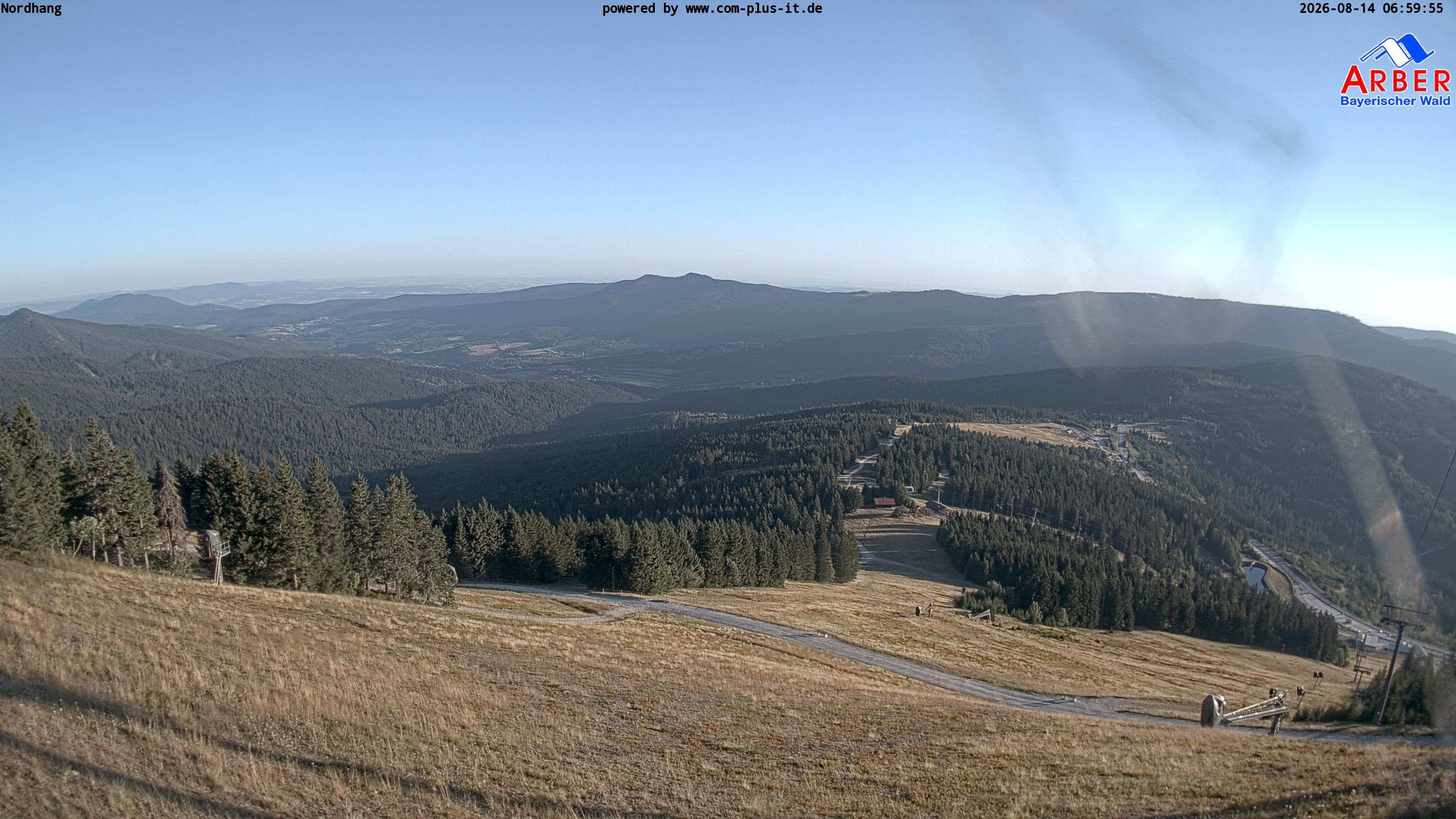 Archiv Foto Webcam Großer Arber Blick nach Nordwesten