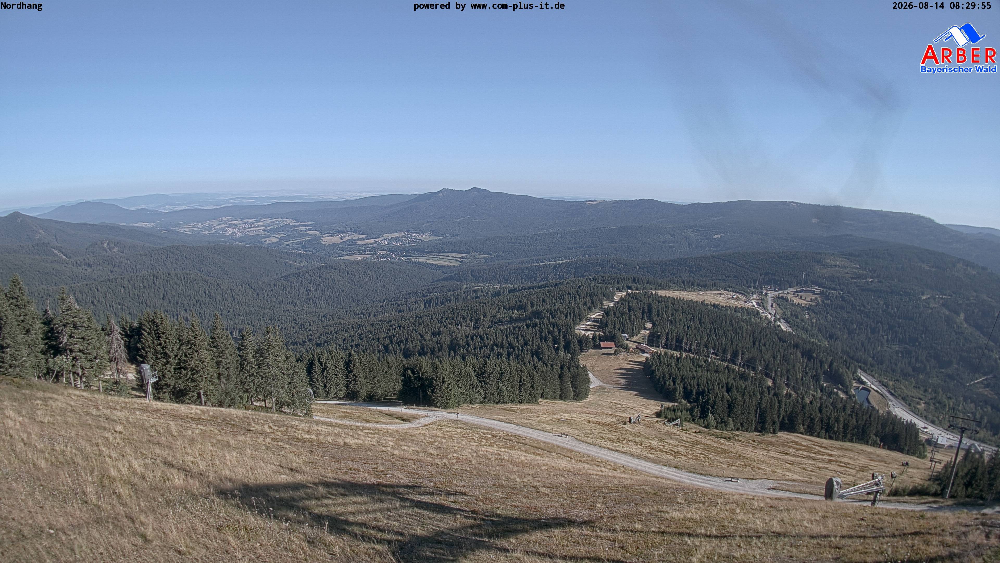 Archiv Foto Webcam Großer Arber Blick nach Nordwesten
