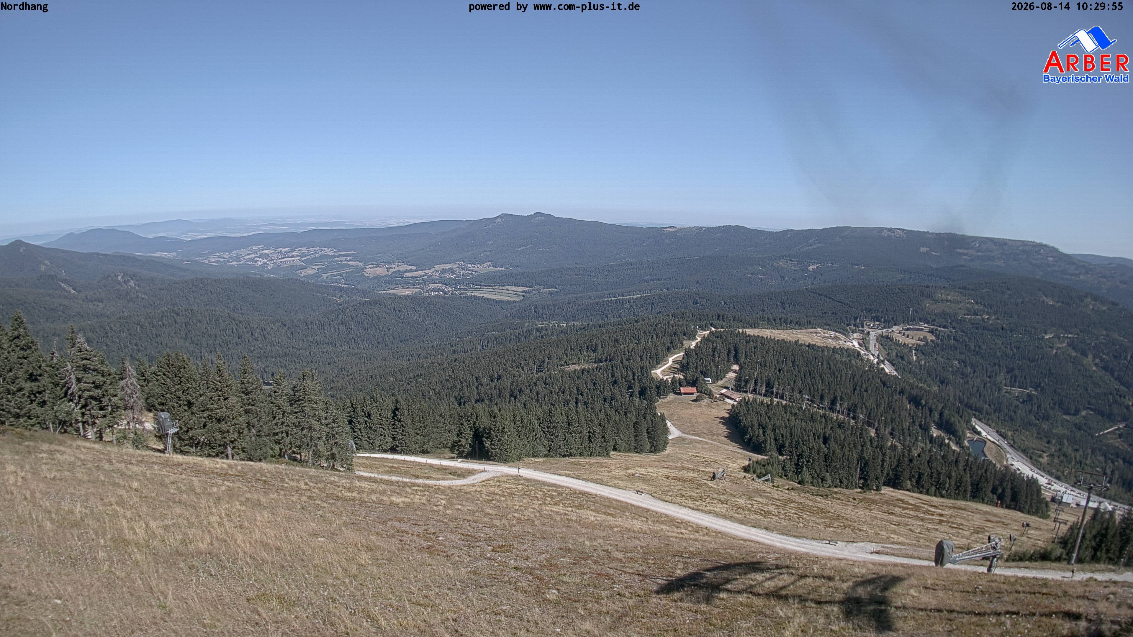 Archiv Foto Webcam Großer Arber Blick nach Nordwesten