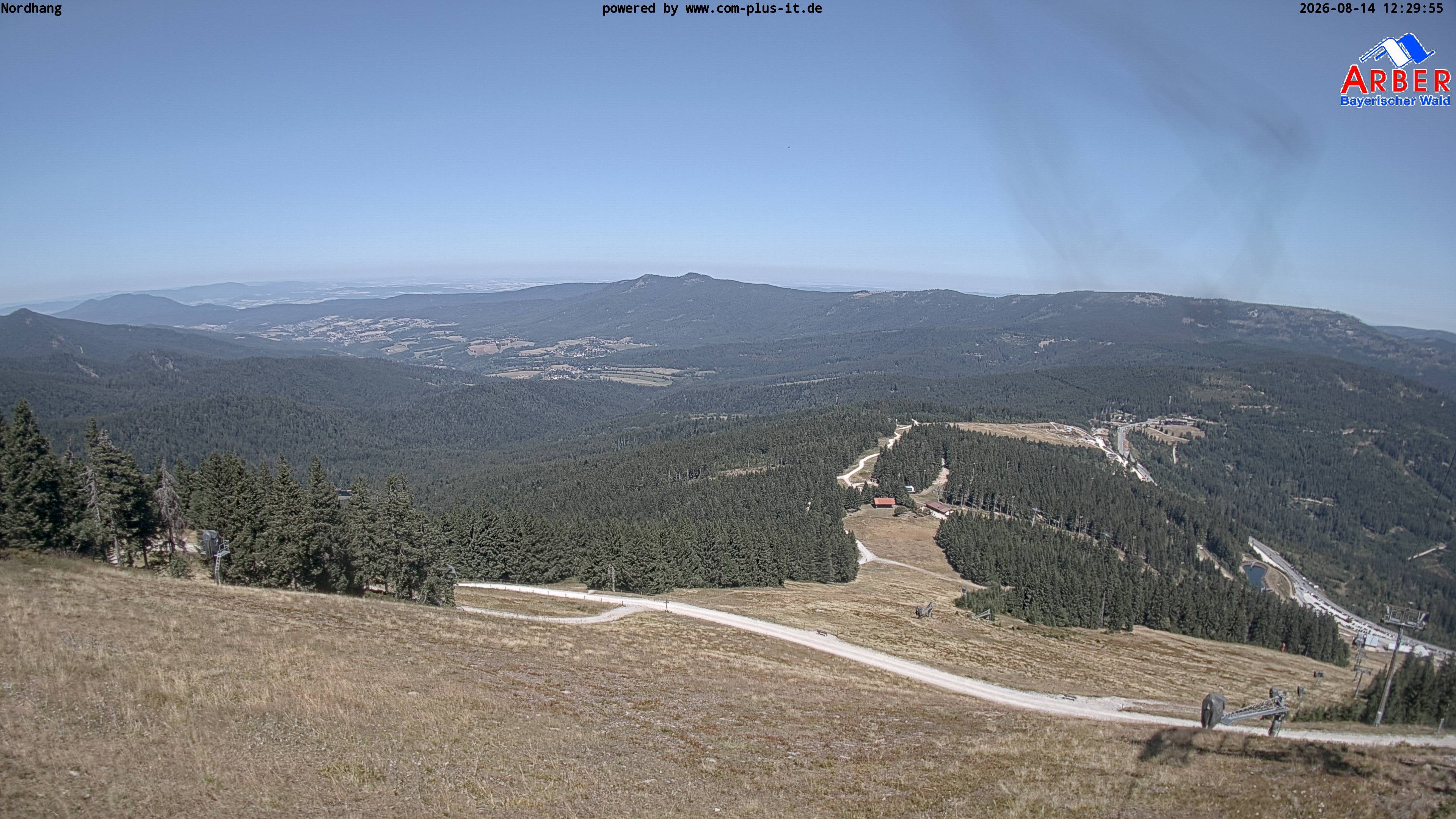 Archiv Foto Webcam Großer Arber Blick nach Nordwesten